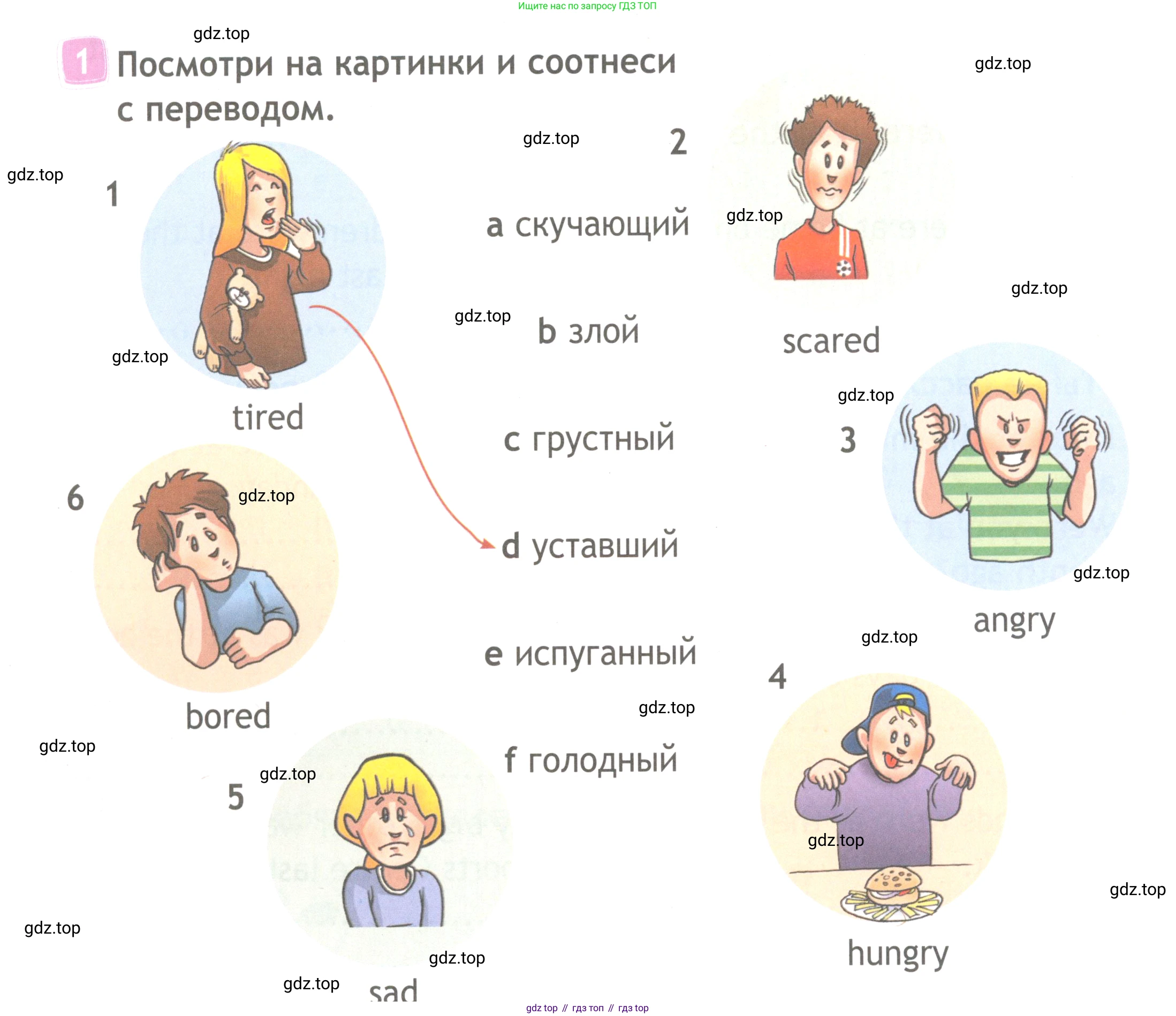 Английский язык (english), 4 класс Рабочая тетрадь (workbook), авторы: Быкова Надежда Ильинична (Bykova Nadezhda), Дули Дженни (Dooley Jenny), Поспелова Марина Давидовна (Pospelova Marina), Эванс Вирджиния (Evans Virginia), издательство Просвещение, Москва, 2023, красного цвета, страница 40, номер 1, Условие