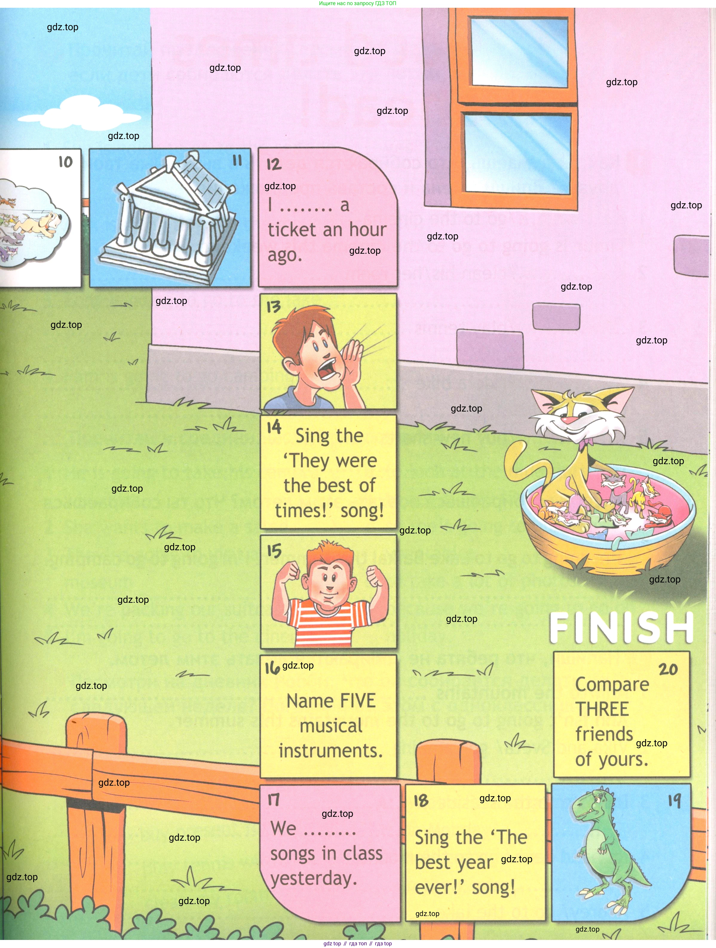 ГДЗ Английский язык (english), 4 класс Рабочая тетрадь (workbook), авторы: Быкова Надежда Ильинична (Bykova Nadezhda), Дули Дженни (Dooley Jenny), Поспелова Марина Давидовна (Pospelova Marina), Эванс Вирджиния (Evans Virginia), издательство Просвещение, Москва, 2023, красного цвета, страница 60, Условие (продолжение 2)