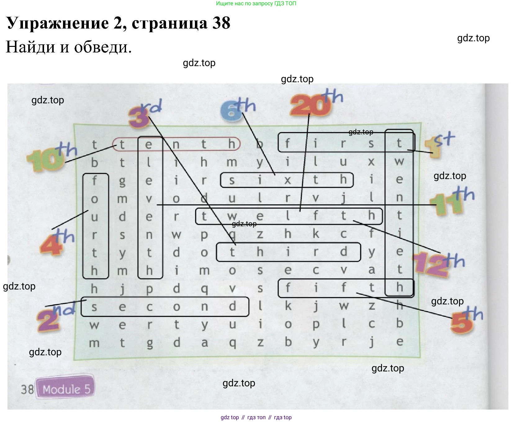 ГДЗ Английский язык (english), 4 класс Рабочая тетрадь (workbook), авторы: Быкова Надежда Ильинична (Bykova Nadezhda), Дули Дженни (Dooley Jenny), Поспелова Марина Давидовна (Pospelova Marina), Эванс Вирджиния (Evans Virginia), издательство Просвещение, Москва, 2023, красного цвета, страница 38, номер 1, Решение 2
