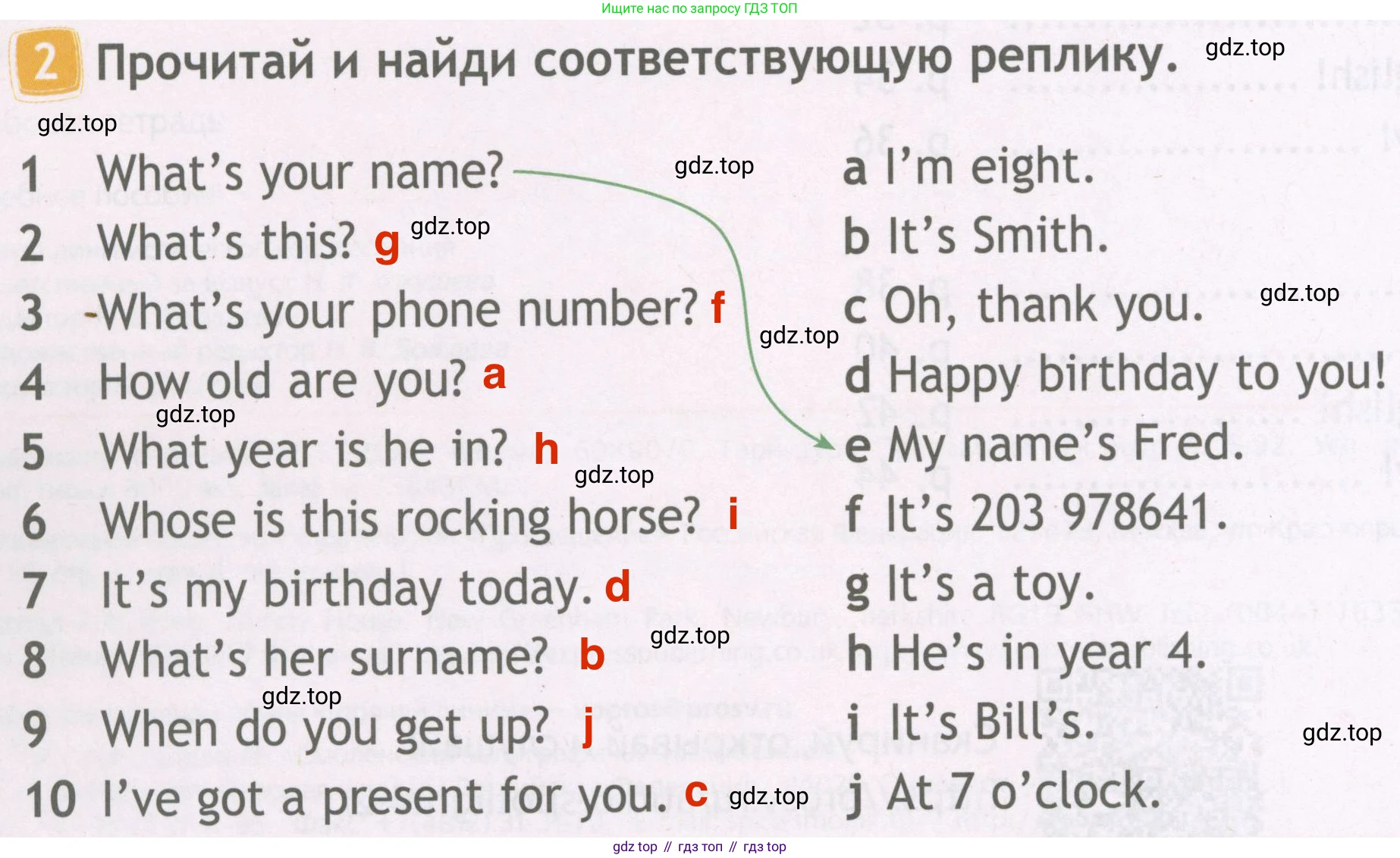 ГДЗ Английский язык (english), 4 класс Рабочая тетрадь (workbook), авторы: Быкова Надежда Ильинична (Bykova Nadezhda), Дули Дженни (Dooley Jenny), Поспелова Марина Давидовна (Pospelova Marina), Эванс Вирджиния (Evans Virginia), издательство Просвещение, Москва, 2023, красного цвета, страница 4, номер 2, Решение 4