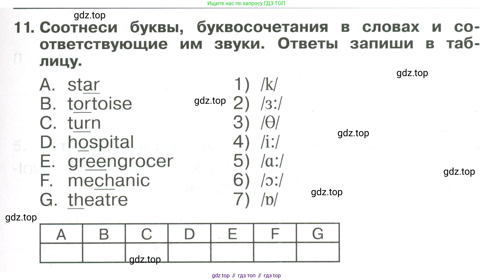 Английский язык (english), 4 класс Сборник упражнений, авторы: Быкова Надежда Ильинична (Bykova Nadezhda), Поспелова Марина Давидовна (Pospelova Marina), издательство Просвещение, Москва, 2023, оранжевого цвета, страница 41, номер 11, Условие