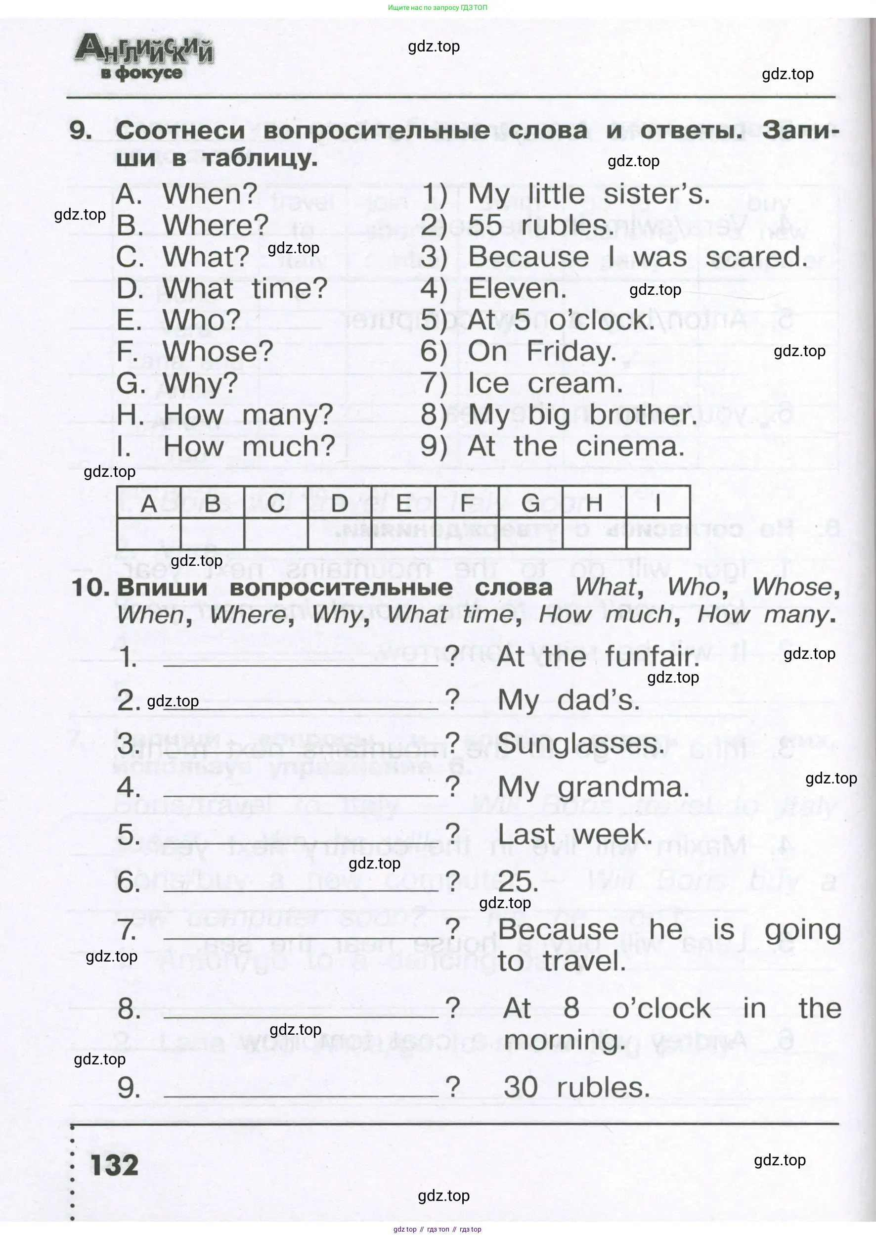 Английский язык (english), 4 класс Сборник упражнений, авторы: Быкова Надежда Ильинична (Bykova Nadezhda), Поспелова Марина Давидовна (Pospelova Marina), издательство Просвещение, Москва, 2023, оранжевого цвета, страница 132
