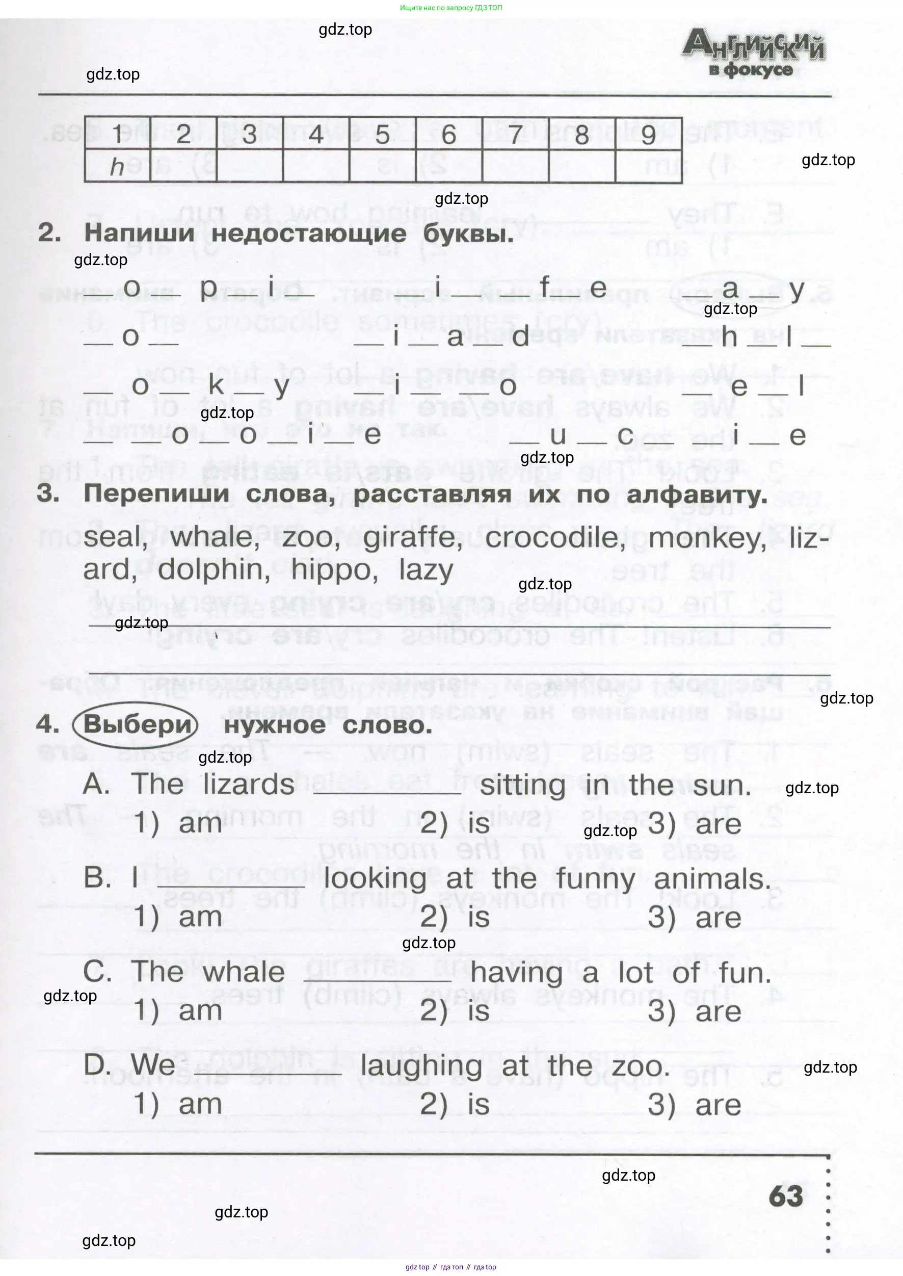 Английский язык (english), 4 класс Сборник упражнений, авторы: Быкова Надежда Ильинична (Bykova Nadezhda), Поспелова Марина Давидовна (Pospelova Marina), издательство Просвещение, Москва, 2023, оранжевого цвета, страница 63