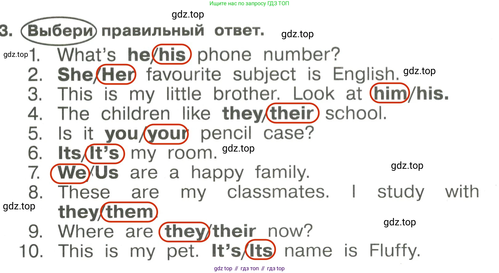 Английский язык (english), 4 класс Сборник упражнений, авторы: Быкова Надежда Ильинична (Bykova Nadezhda), Поспелова Марина Давидовна (Pospelova Marina), издательство Просвещение, Москва, 2023, оранжевого цвета, страница 6, номер 3, Решение 3