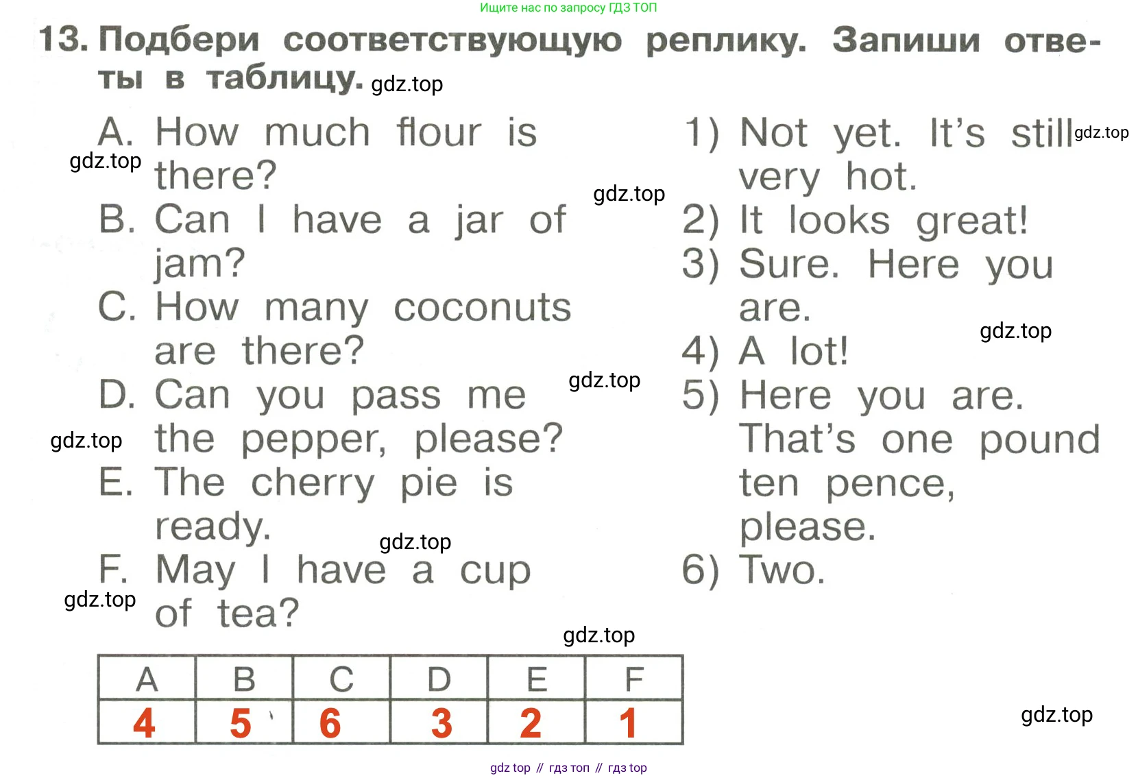 Английский язык (english), 4 класс Сборник упражнений, авторы: Быкова Надежда Ильинична (Bykova Nadezhda), Поспелова Марина Давидовна (Pospelova Marina), издательство Просвещение, Москва, 2023, оранжевого цвета, страница 59, номер 13, Решение 3