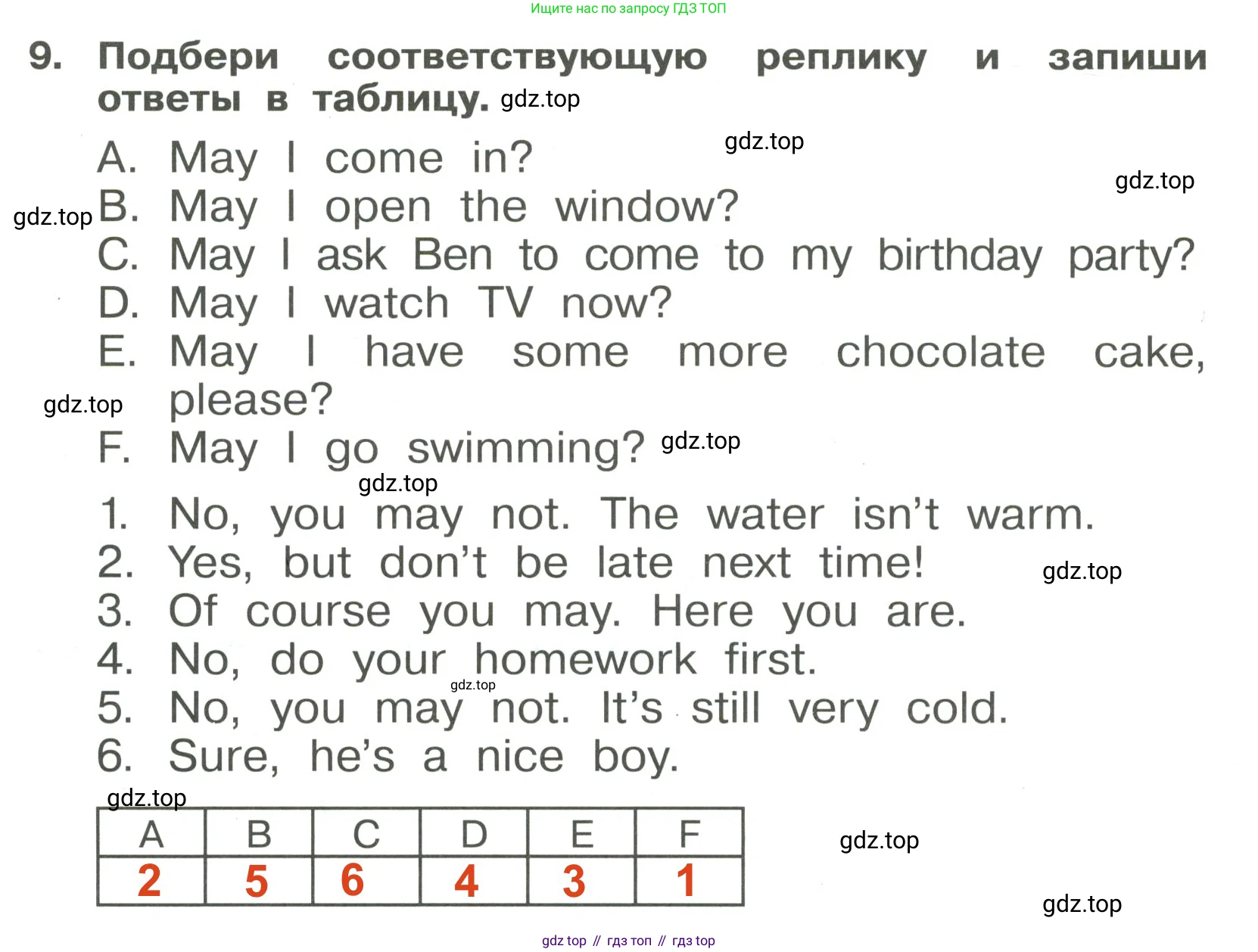 Английский язык (english), 4 класс Сборник упражнений, авторы: Быкова Надежда Ильинична (Bykova Nadezhda), Поспелова Марина Давидовна (Pospelova Marina), издательство Просвещение, Москва, 2023, оранжевого цвета, страница 57, номер 9, Решение 3