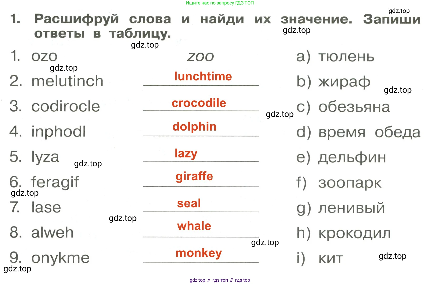 Английский язык (english), 4 класс Сборник упражнений, авторы: Быкова Надежда Ильинична (Bykova Nadezhda), Поспелова Марина Давидовна (Pospelova Marina), издательство Просвещение, Москва, 2023, оранжевого цвета, страница 62, номер 1, Решение 3