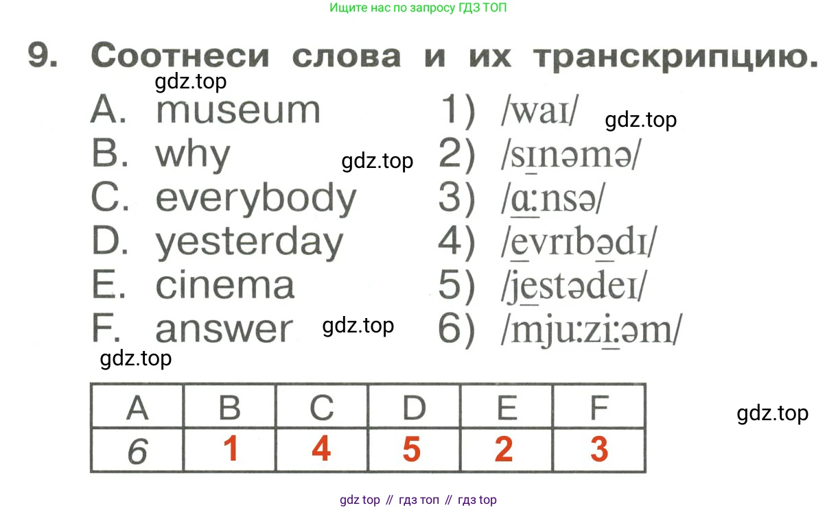 Английский язык (english), 4 класс Сборник упражнений, авторы: Быкова Надежда Ильинична (Bykova Nadezhda), Поспелова Марина Давидовна (Pospelova Marina), издательство Просвещение, Москва, 2023, оранжевого цвета, страница 109, номер 9, Решение 3