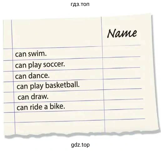 Рисунок. can swim. can play soccer. can dance. can play basketball. can draw. can ride a bike.