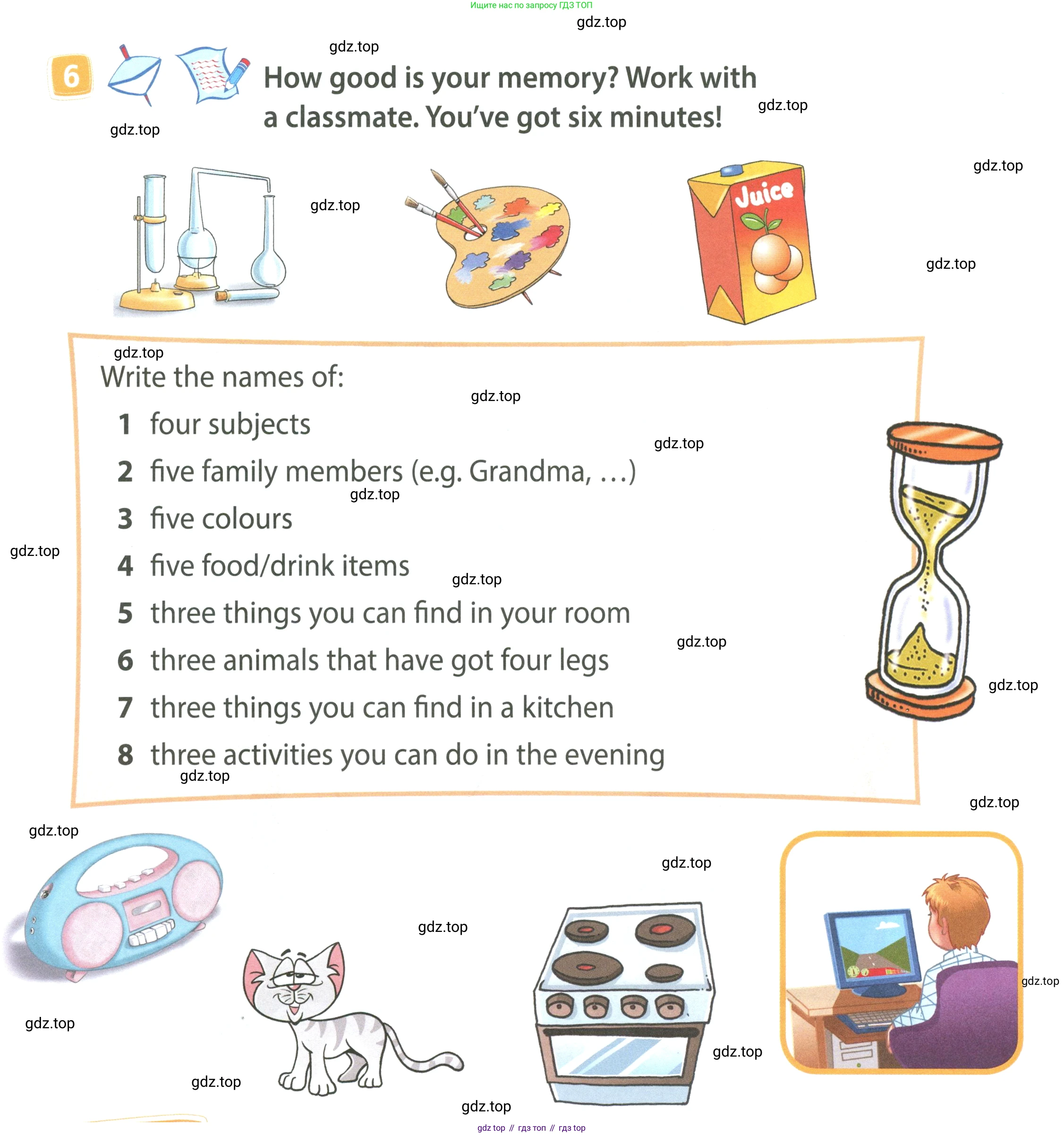 ГДЗ Английский язык (english), 4 класс Учебник (Student's book), авторы: Быкова Надежда Ильинична (Bykova Nadezhda), Дули Дженни (Dooley Jenny), Поспелова Марина Давидовна (Pospelova Marina), Эванс Вирджиния (Evans Virginia), издательство Просвещение, Москва, 2023, белого цвета, Часть ( Part) 1, страница 8, номер 6, Условие