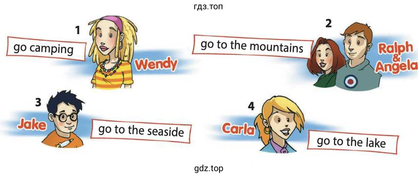 go camping go to the mountains go to the seaside go to the lake