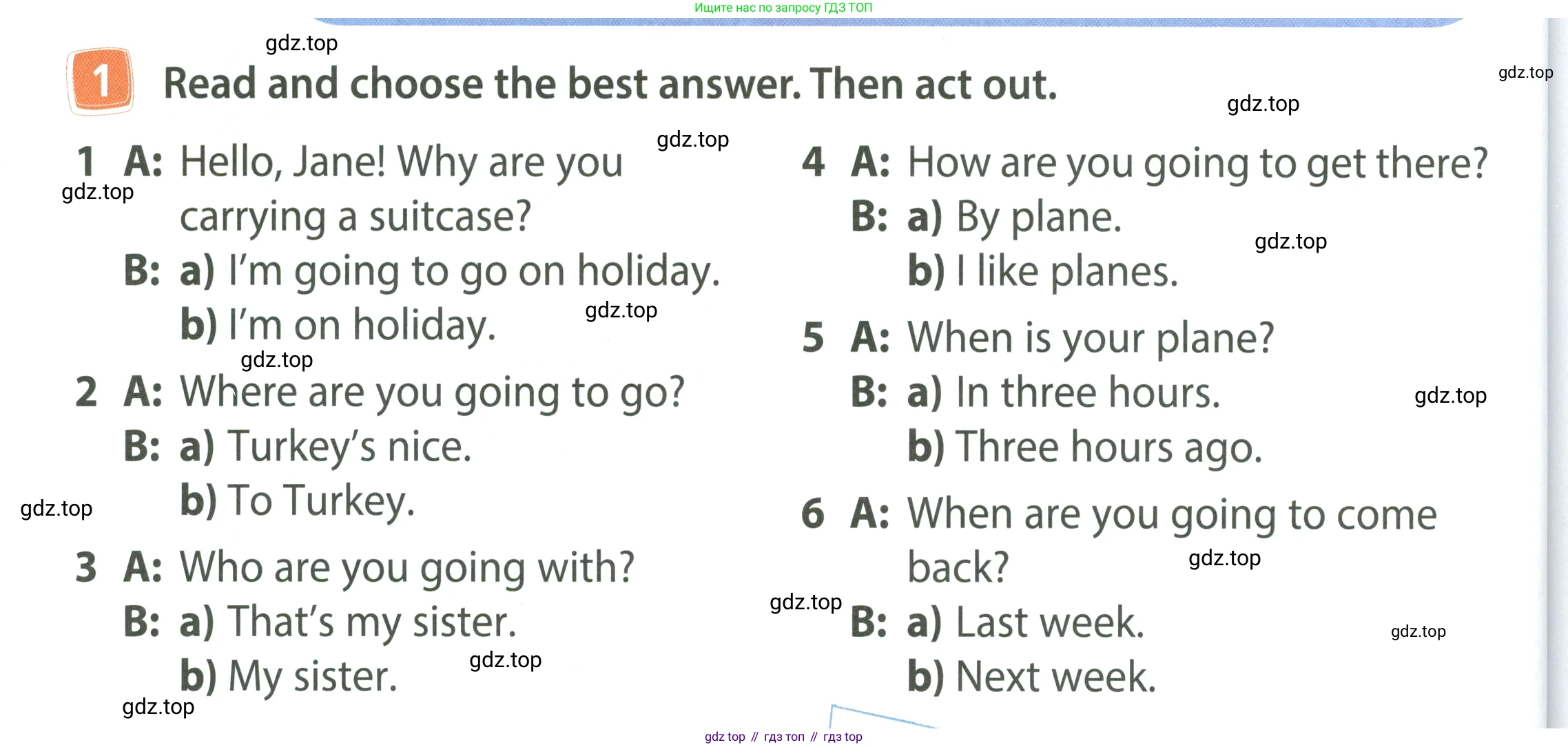 ГДЗ Английский язык (english), 4 класс Учебник (Student's book), авторы: Быкова Надежда Ильинична (Bykova Nadezhda), Дули Дженни (Dooley Jenny), Поспелова Марина Давидовна (Pospelova Marina), Эванс Вирджиния (Evans Virginia), издательство Просвещение, Москва, 2023, белого цвета, Часть ( Part) 2, страница 60, номер 1, Условие
