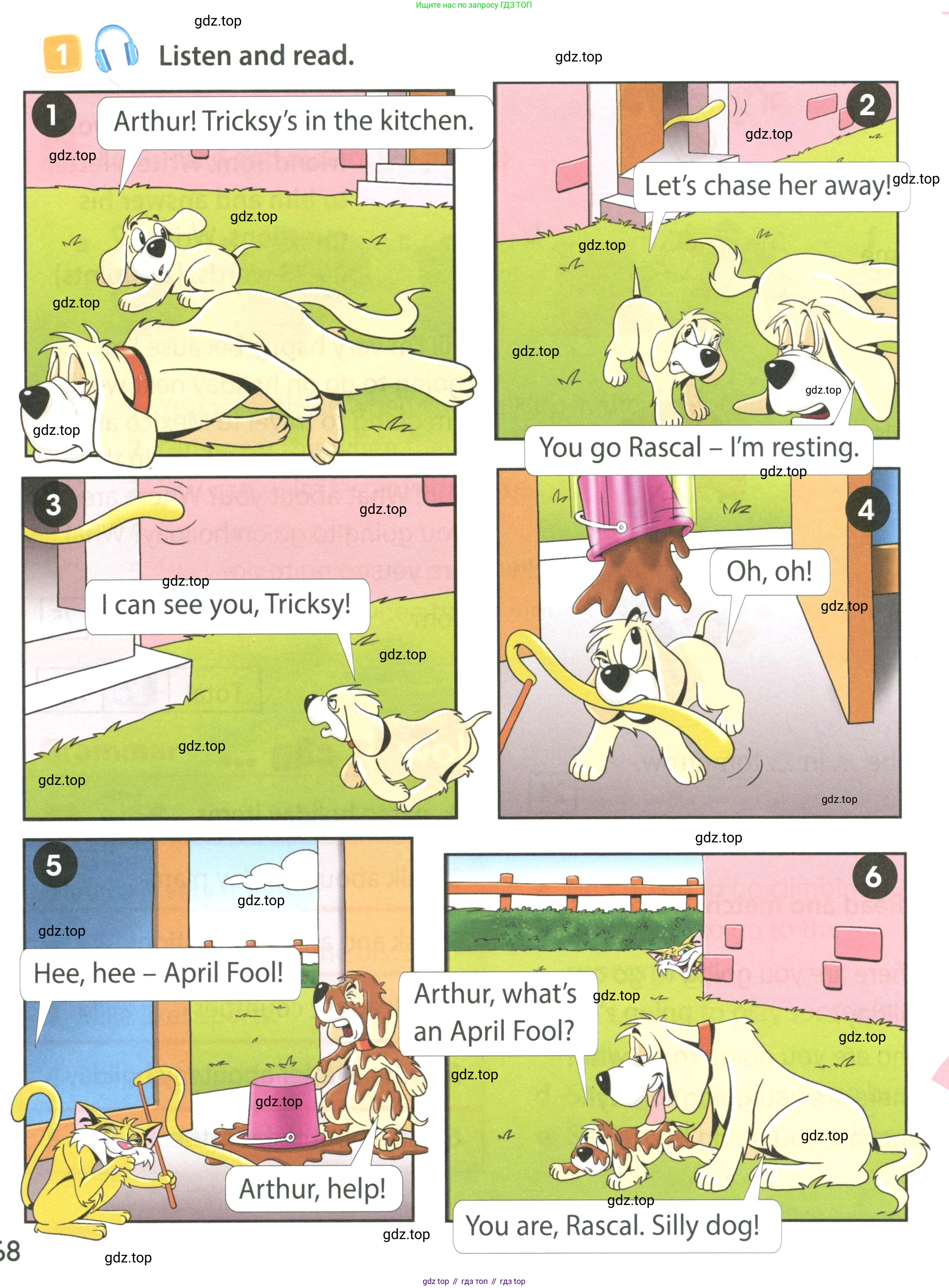ГДЗ Английский язык (english), 4 класс Учебник (Student's book), авторы: Быкова Надежда Ильинична (Bykova Nadezhda), Дули Дженни (Dooley Jenny), Поспелова Марина Давидовна (Pospelova Marina), Эванс Вирджиния (Evans Virginia), издательство Просвещение, Москва, 2023, белого цвета, Часть ( Part) 2, страница 68, номер 1, Условие