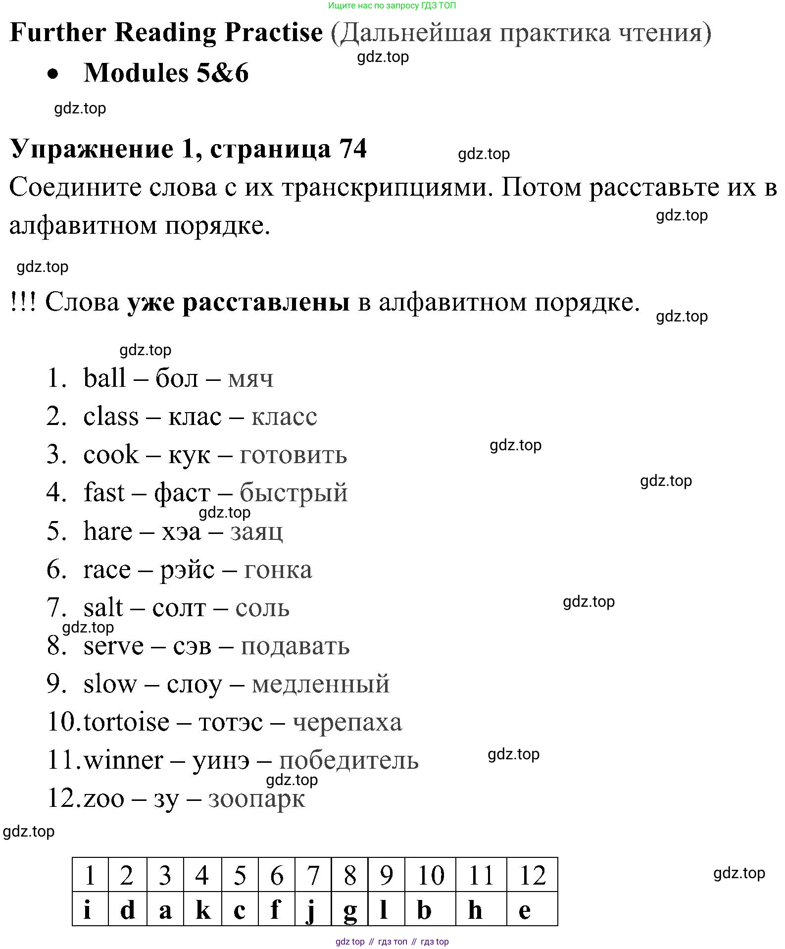 ГДЗ Английский язык (english), 4 класс Учебник (Student's book), авторы: Быкова Надежда Ильинична (Bykova Nadezhda), Дули Дженни (Dooley Jenny), Поспелова Марина Давидовна (Pospelova Marina), Эванс Вирджиния (Evans Virginia), издательство Просвещение, Москва, 2023, белого цвета, Часть ( Part) 2, страница 74, номер 1, Решение 2
