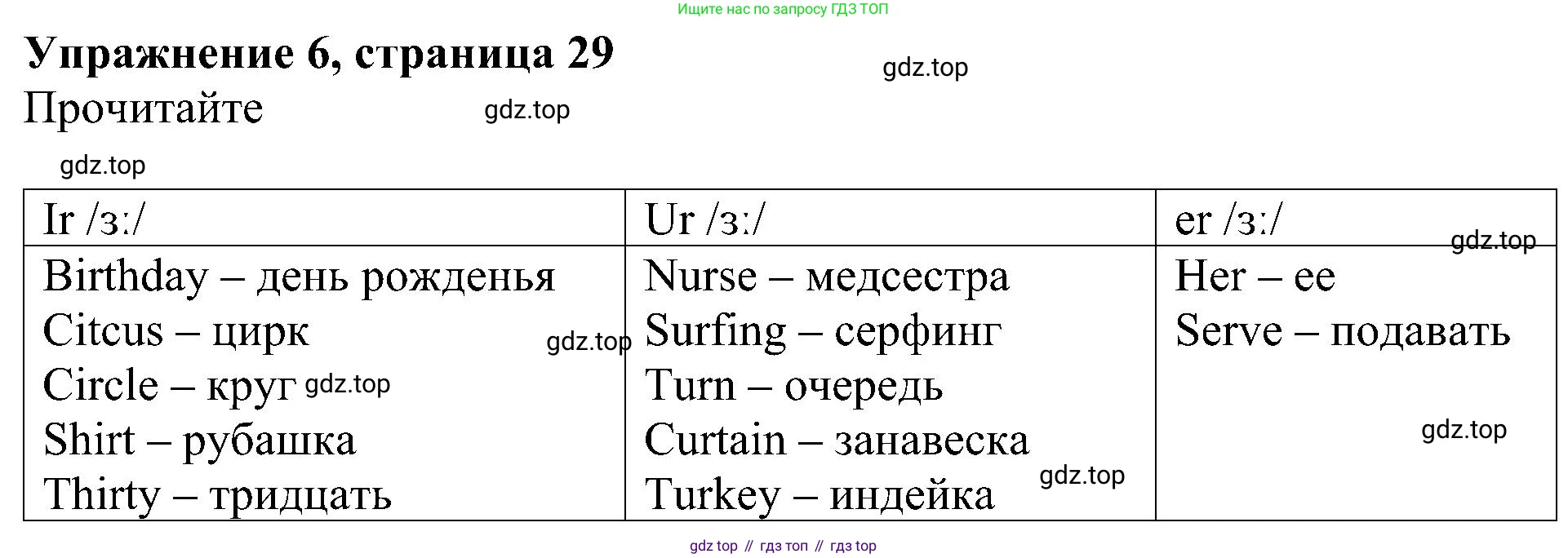 ГДЗ Английский язык (english), 4 класс Учебник (Student's book), авторы: Быкова Надежда Ильинична (Bykova Nadezhda), Дули Дженни (Dooley Jenny), Поспелова Марина Давидовна (Pospelova Marina), Эванс Вирджиния (Evans Virginia), издательство Просвещение, Москва, 2023, белого цвета, Часть ( Part) 1, страница 29, номер 6, Решение 3