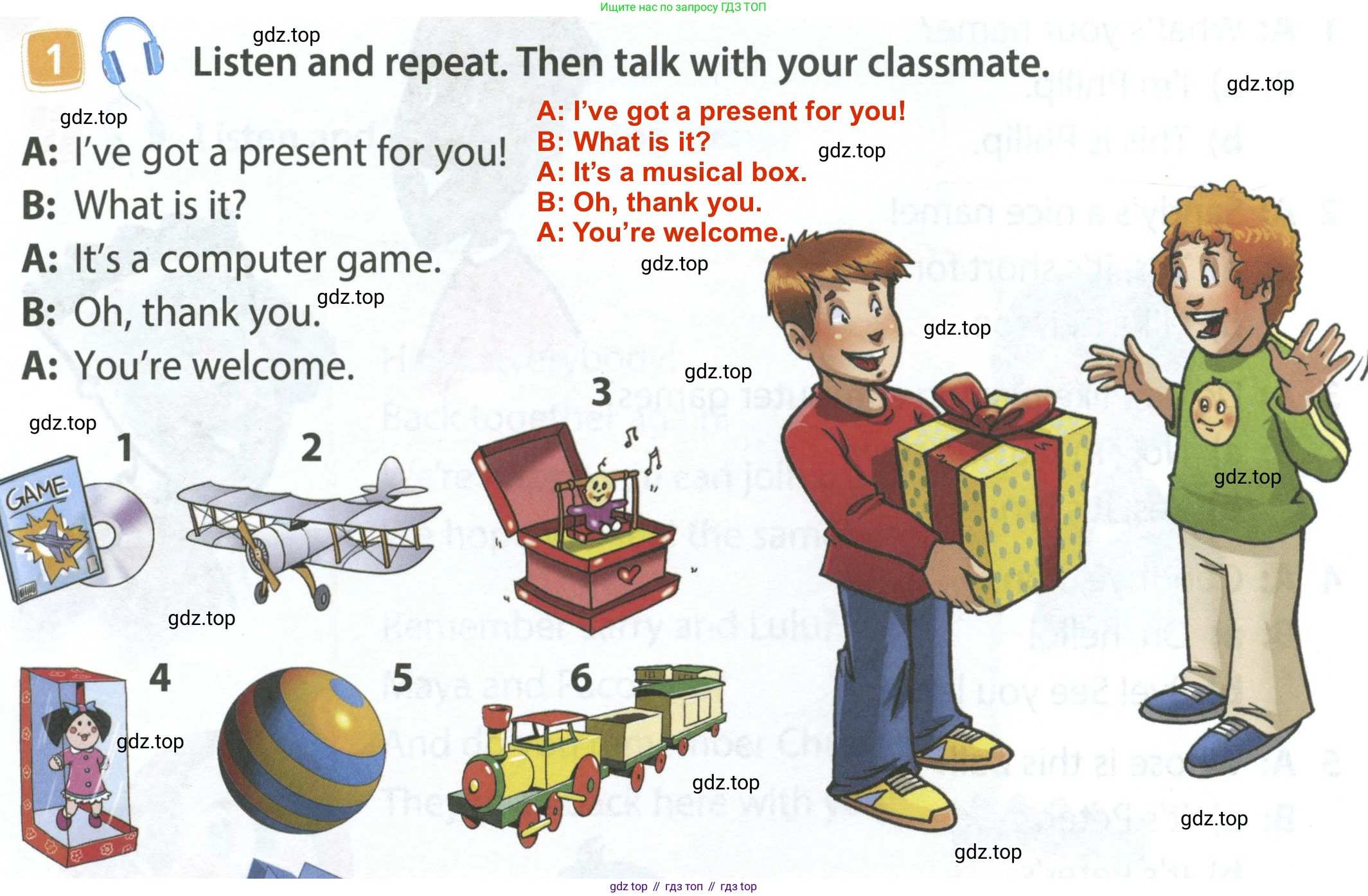 ГДЗ Английский язык (english), 4 класс Учебник (Student's book), авторы: Быкова Надежда Ильинична (Bykova Nadezhda), Дули Дженни (Dooley Jenny), Поспелова Марина Давидовна (Pospelova Marina), Эванс Вирджиния (Evans Virginia), издательство Просвещение, Москва, 2023, белого цвета, Часть ( Part) 1, страница 6, номер 1, Решение 4