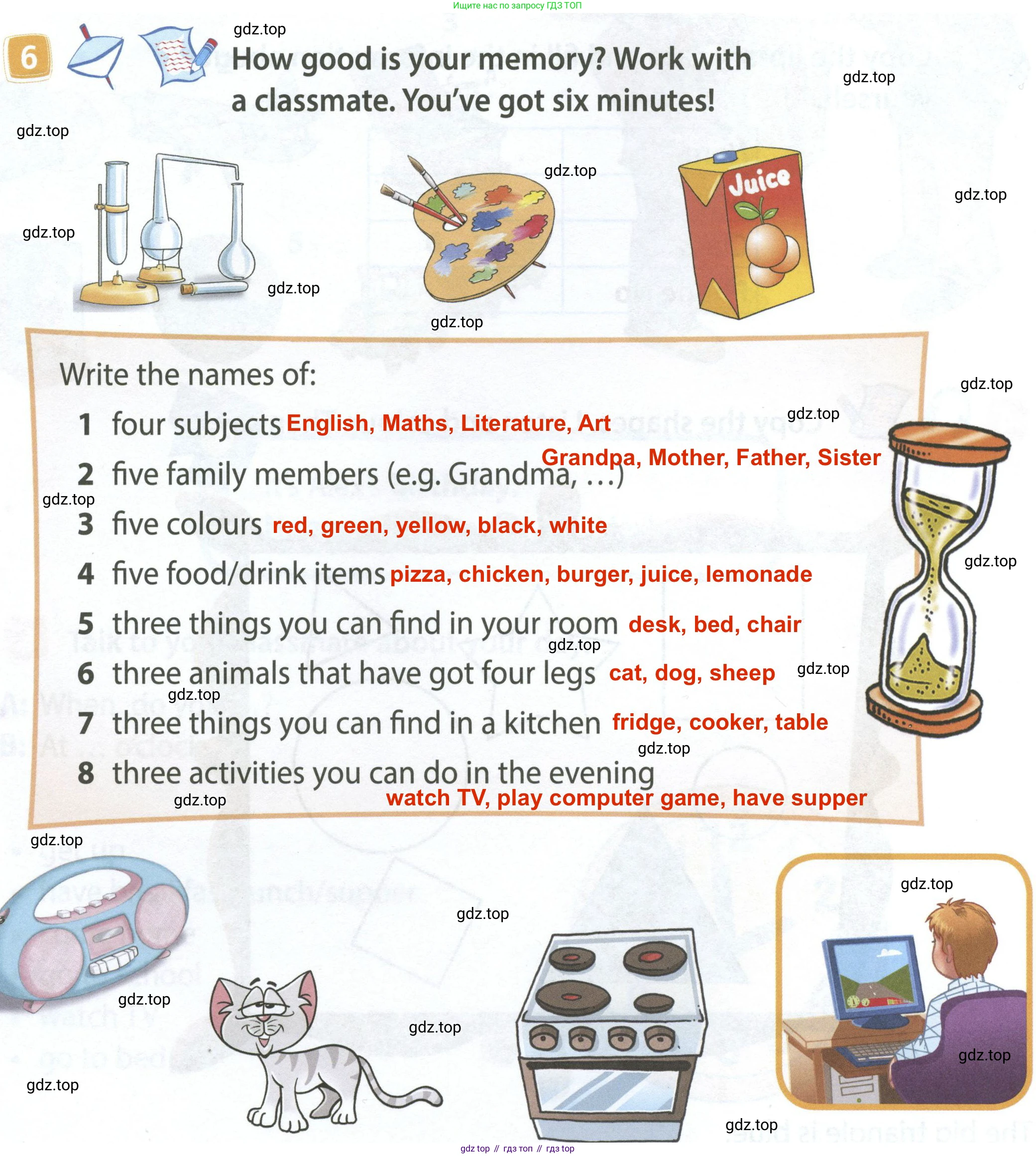 ГДЗ Английский язык (english), 4 класс Учебник (Student's book), авторы: Быкова Надежда Ильинична (Bykova Nadezhda), Дули Дженни (Dooley Jenny), Поспелова Марина Давидовна (Pospelova Marina), Эванс Вирджиния (Evans Virginia), издательство Просвещение, Москва, 2023, белого цвета, Часть ( Part) 1, страница 8, номер 6, Решение 4