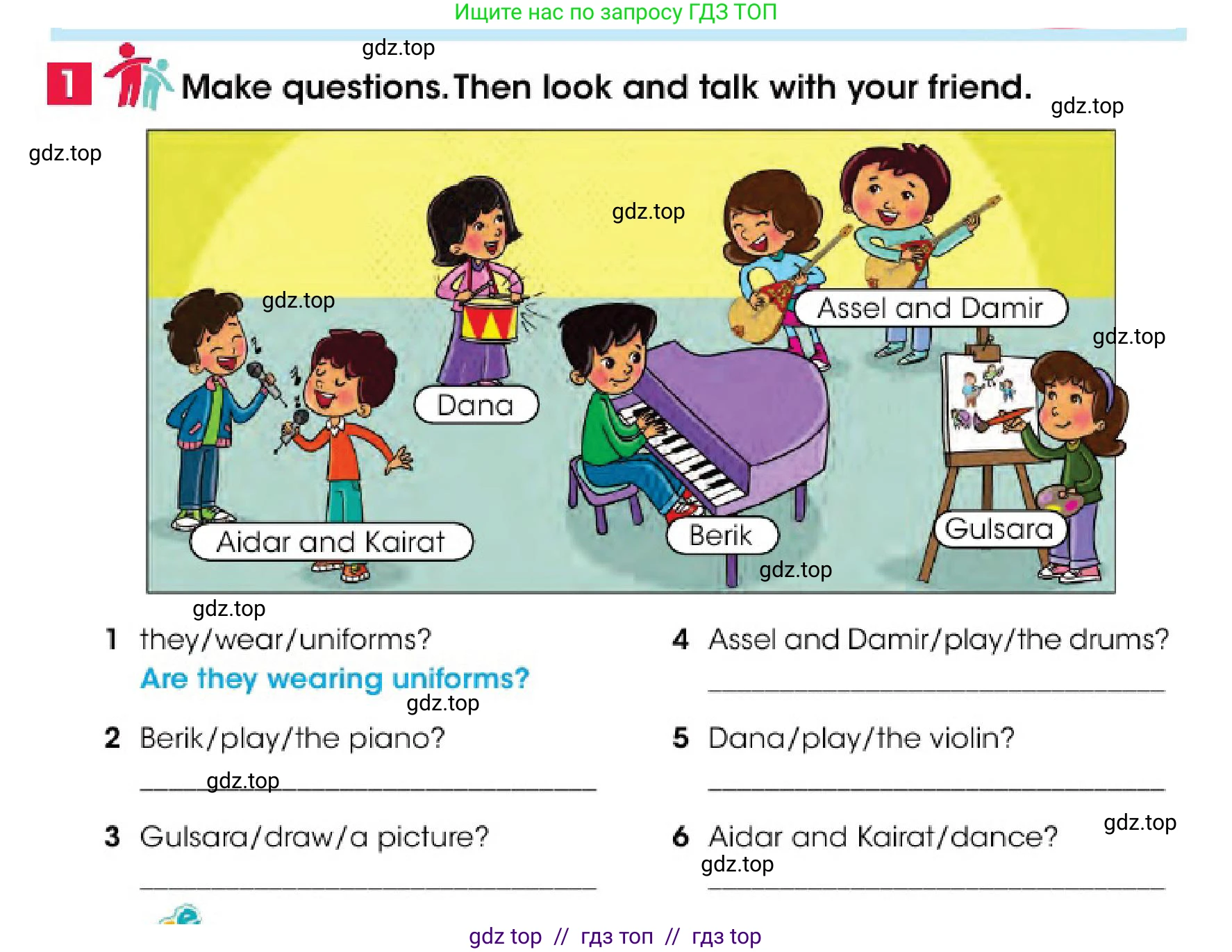 Английский язык (english), 4 класс Учебник (Pupil's book), авторы: Дули Дженни (Dooley Jenny), Оби Боб (Obee Bob), Мухамеджанова Наталья (Mukhamedjanova Natalya), издательство Express Publishing, Алматы, 2025, голубого цвета, страница 37, номер 1, Условие