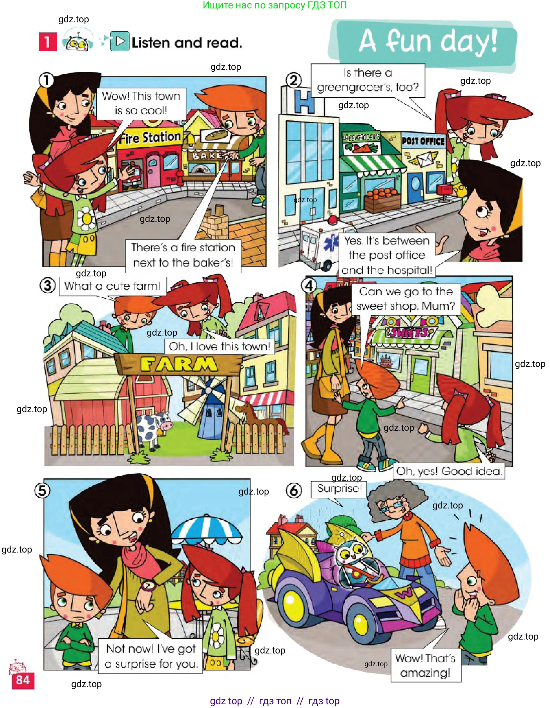 Английский язык (english), 4 класс Учебник (Pupil's book), авторы: Дули Дженни (Dooley Jenny), Оби Боб (Obee Bob), Мухамеджанова Наталья (Mukhamedjanova Natalya), издательство Express Publishing, Алматы, 2025, голубого цвета, страница 84, номер 1, Условие