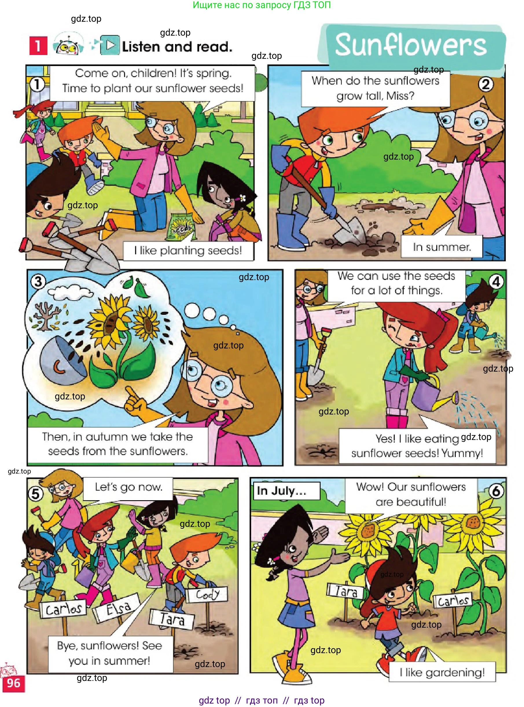 Английский язык (english), 4 класс Учебник (Pupil's book), авторы: Дули Дженни (Dooley Jenny), Оби Боб (Obee Bob), Мухамеджанова Наталья (Mukhamedjanova Natalya), издательство Express Publishing, Алматы, 2025, голубого цвета, страница 96, номер 1, Условие