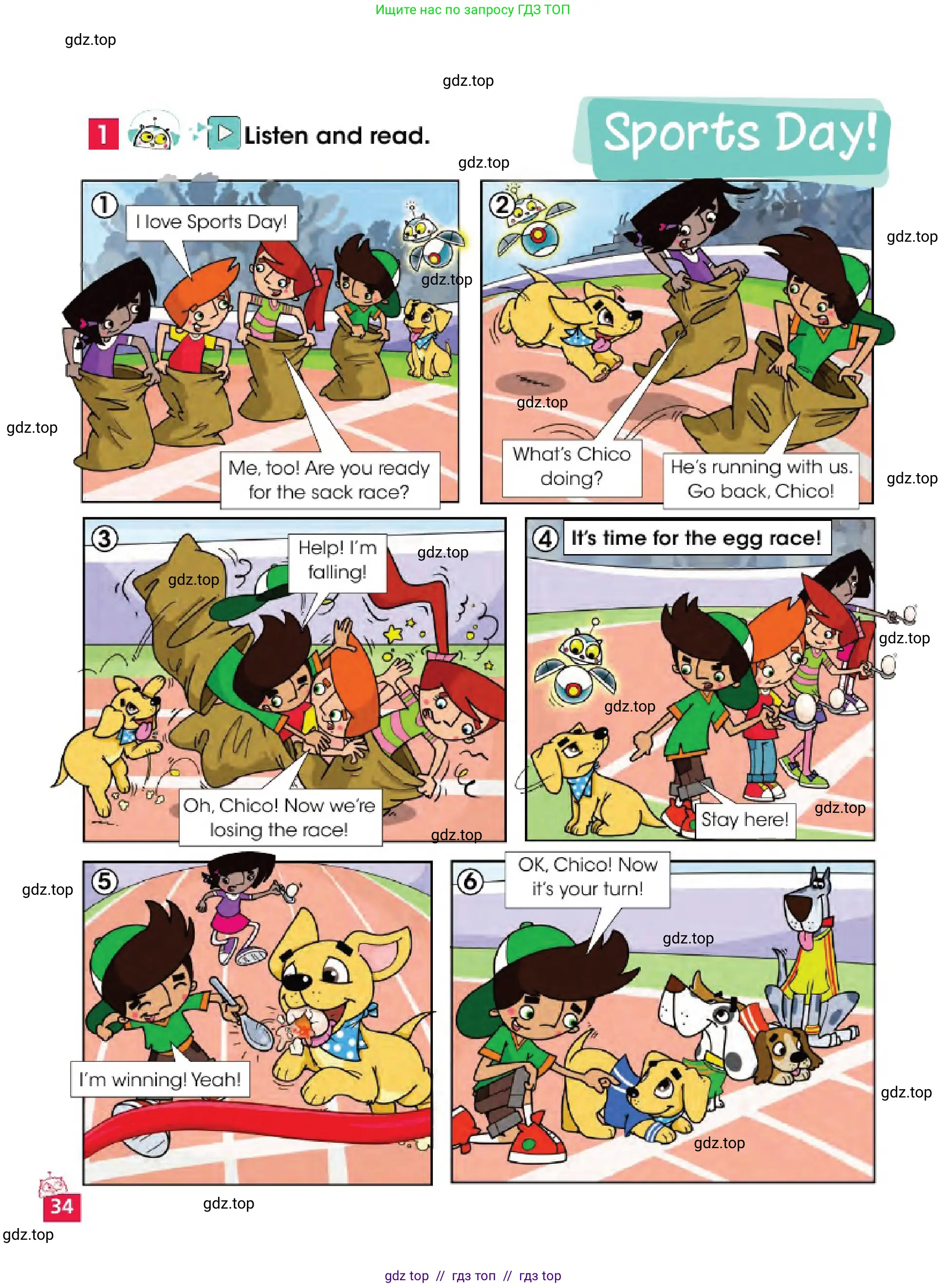 Английский язык (english), 4 класс Учебник (Pupil's book), авторы: Дули Дженни (Dooley Jenny), Оби Боб (Obee Bob), Мухамеджанова Наталья (Mukhamedjanova Natalya), издательство Express Publishing, Алматы, 2025, голубого цвета, страница 34