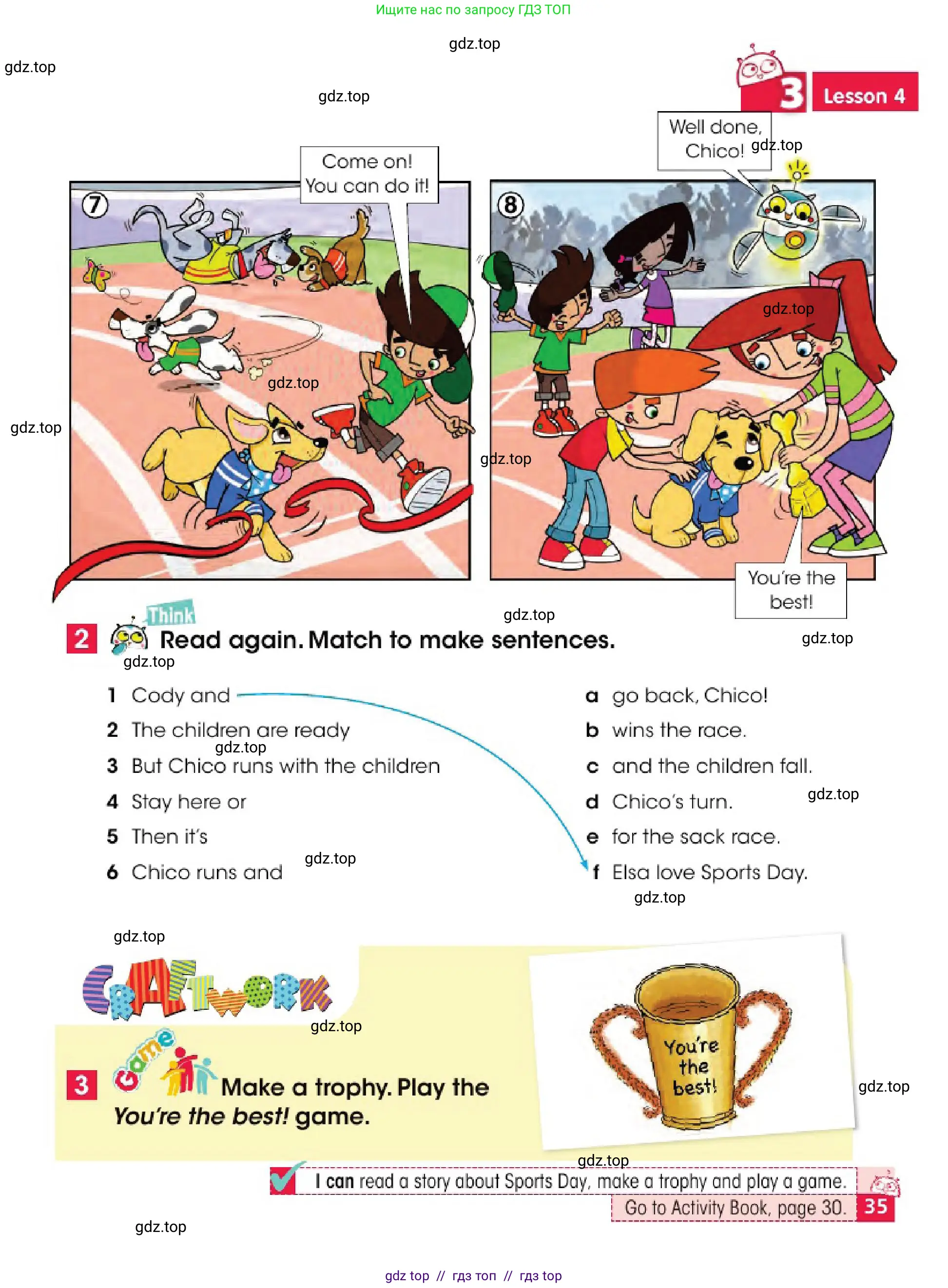 Английский язык (english), 4 класс Учебник (Pupil's book), авторы: Дули Дженни (Dooley Jenny), Оби Боб (Obee Bob), Мухамеджанова Наталья (Mukhamedjanova Natalya), издательство Express Publishing, Алматы, 2025, голубого цвета, страница 35