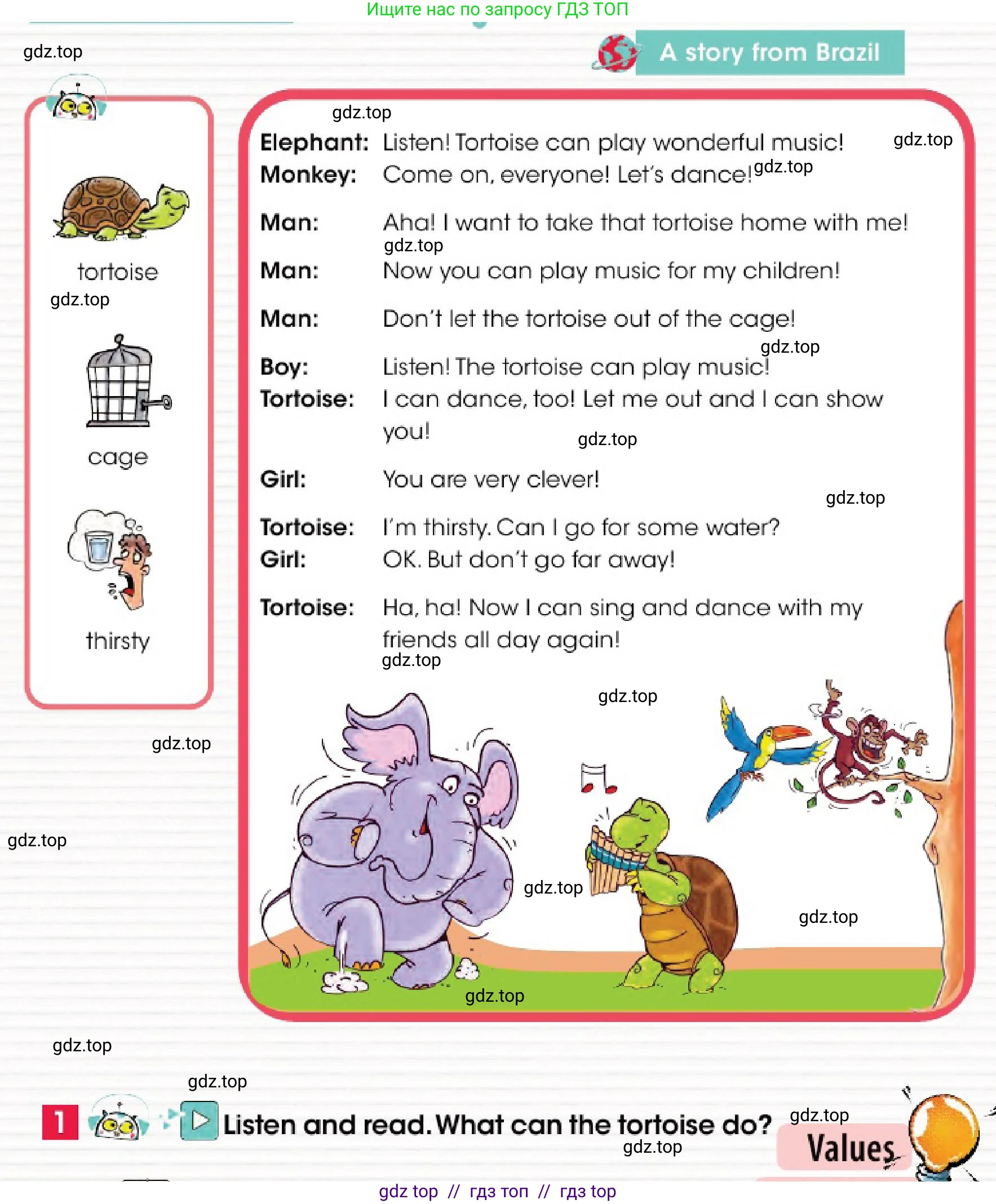 Английский язык (english), 4 класс Учебник (Pupil's book), авторы: Дули Дженни (Dooley Jenny), Оби Боб (Obee Bob), Мухамеджанова Наталья (Mukhamedjanova Natalya), издательство Express Publishing, Алматы, 2025, голубого цвета, страница 107, номер 1, Условие