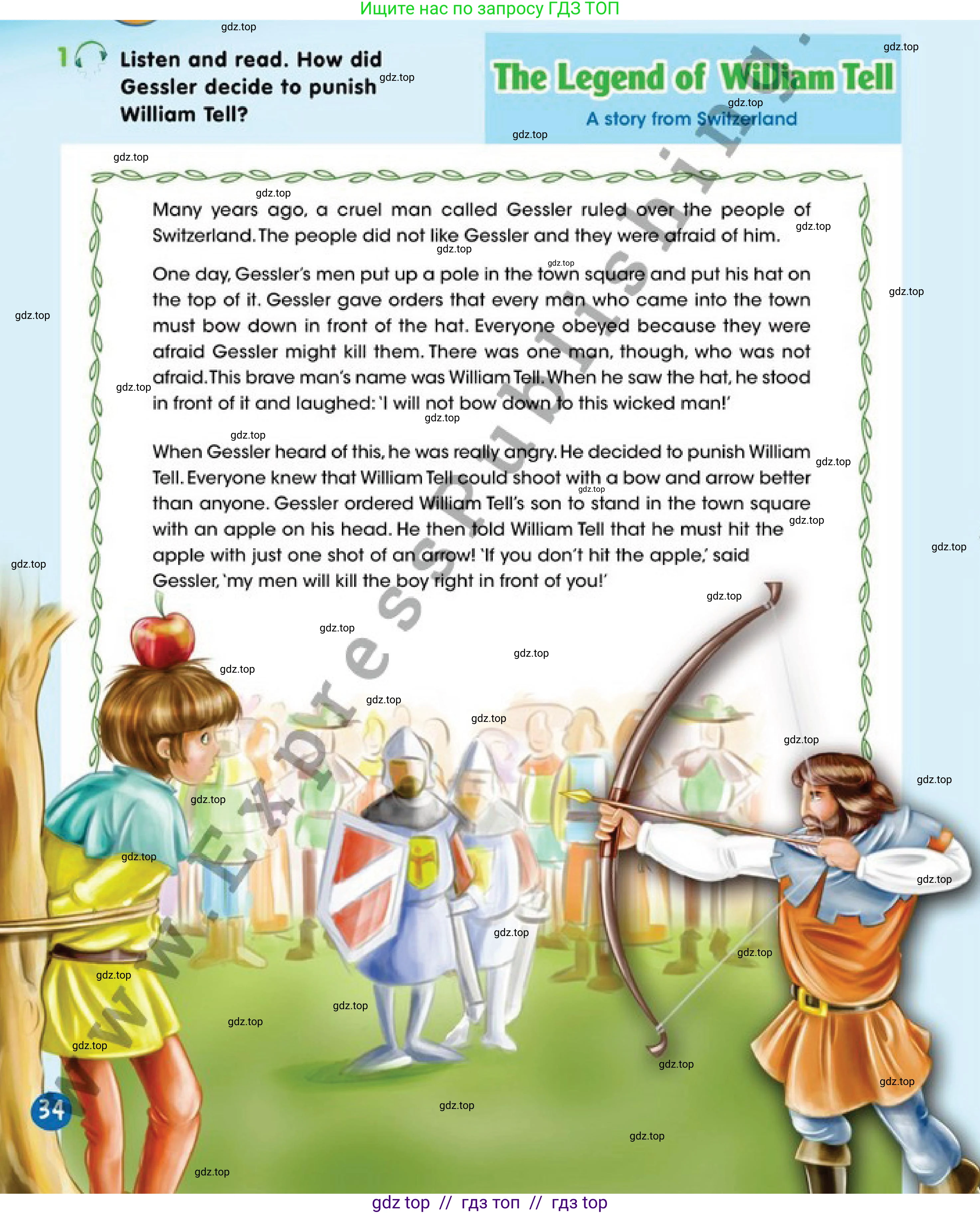 Английский язык (english), 4 класс Учебник (Pupil's book), авторы: Дули Дженни (Dooley Jenny), Оби Боб (Obee Bob), Мухамеджанова Наталья (Mukhamedjanova Natalya), издательство Express Publishing, Алматы, 2019, страница 34, номер 1, Условие