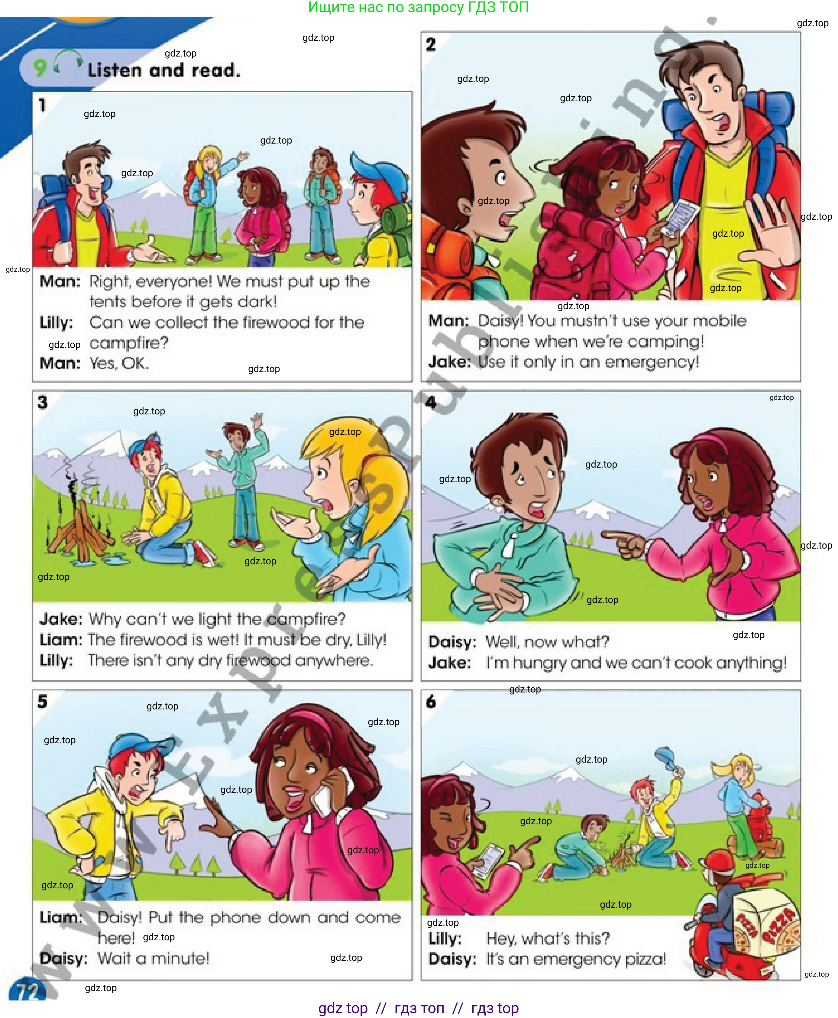 Английский язык (english), 4 класс Учебник (Pupil's book), авторы: Дули Дженни (Dooley Jenny), Оби Боб (Obee Bob), Мухамеджанова Наталья (Mukhamedjanova Natalya), издательство Express Publishing, Алматы, 2019, страница 72, номер 9, Условие