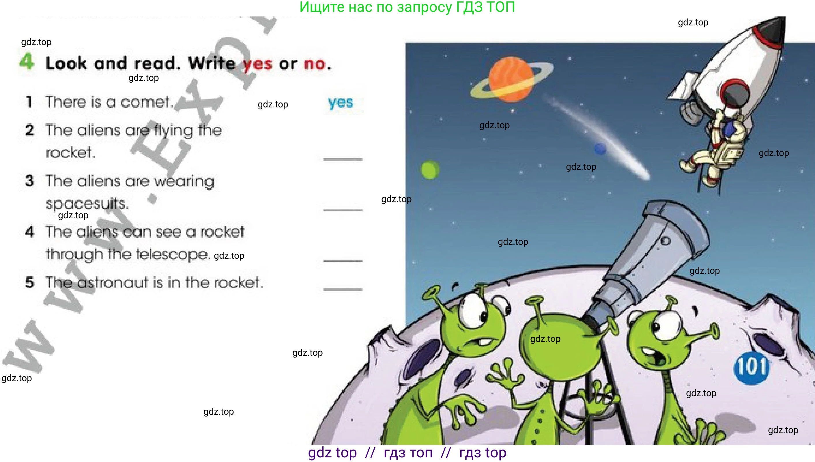 Английский язык (english), 4 класс Учебник (Pupil's book), авторы: Дули Дженни (Dooley Jenny), Оби Боб (Obee Bob), Мухамеджанова Наталья (Mukhamedjanova Natalya), издательство Express Publishing, Алматы, 2019, страница 101, номер 4, Условие