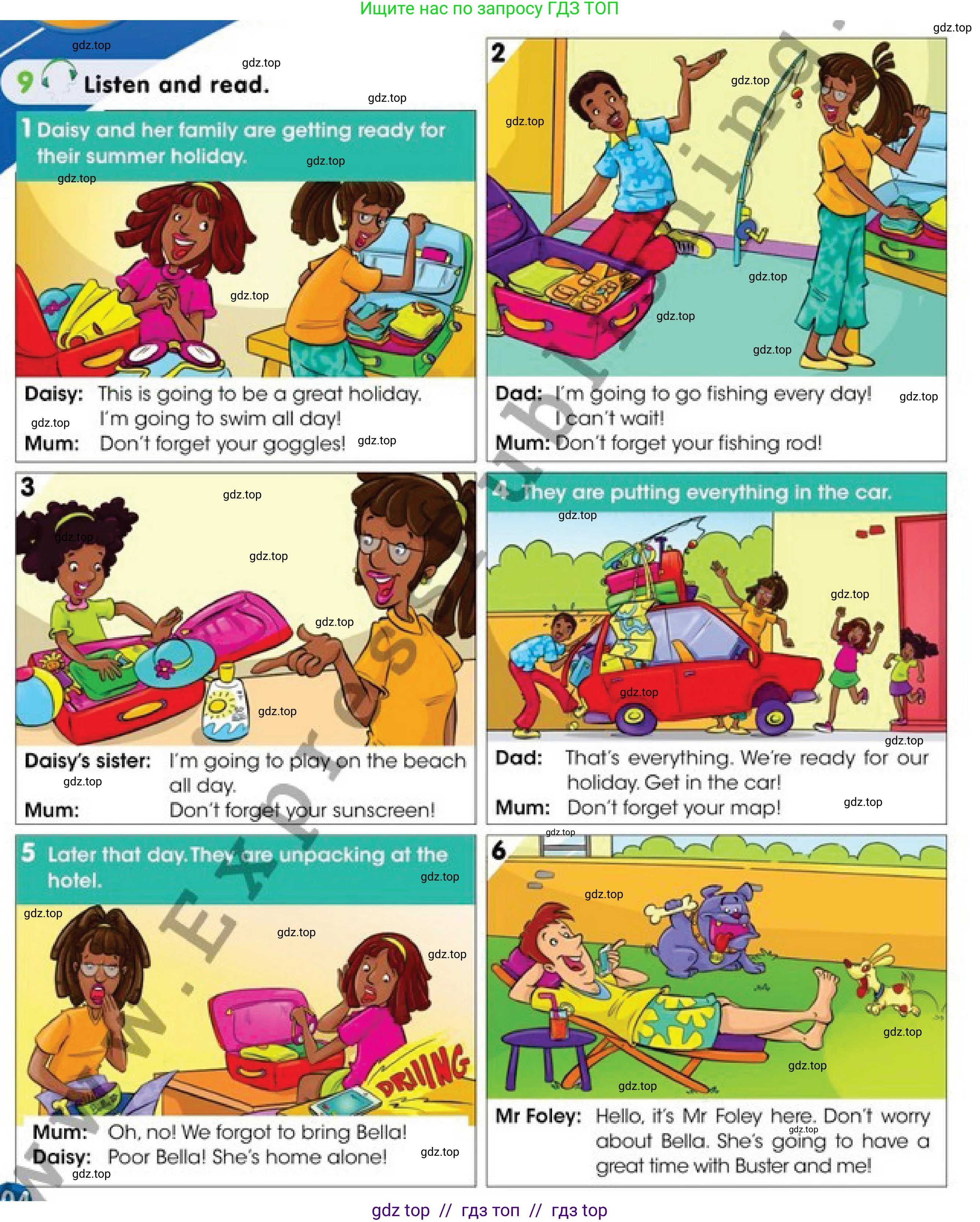 Английский язык (english), 4 класс Учебник (Pupil's book), авторы: Дули Дженни (Dooley Jenny), Оби Боб (Obee Bob), Мухамеджанова Наталья (Mukhamedjanova Natalya), издательство Express Publishing, Алматы, 2019, страница 104, номер 9, Условие