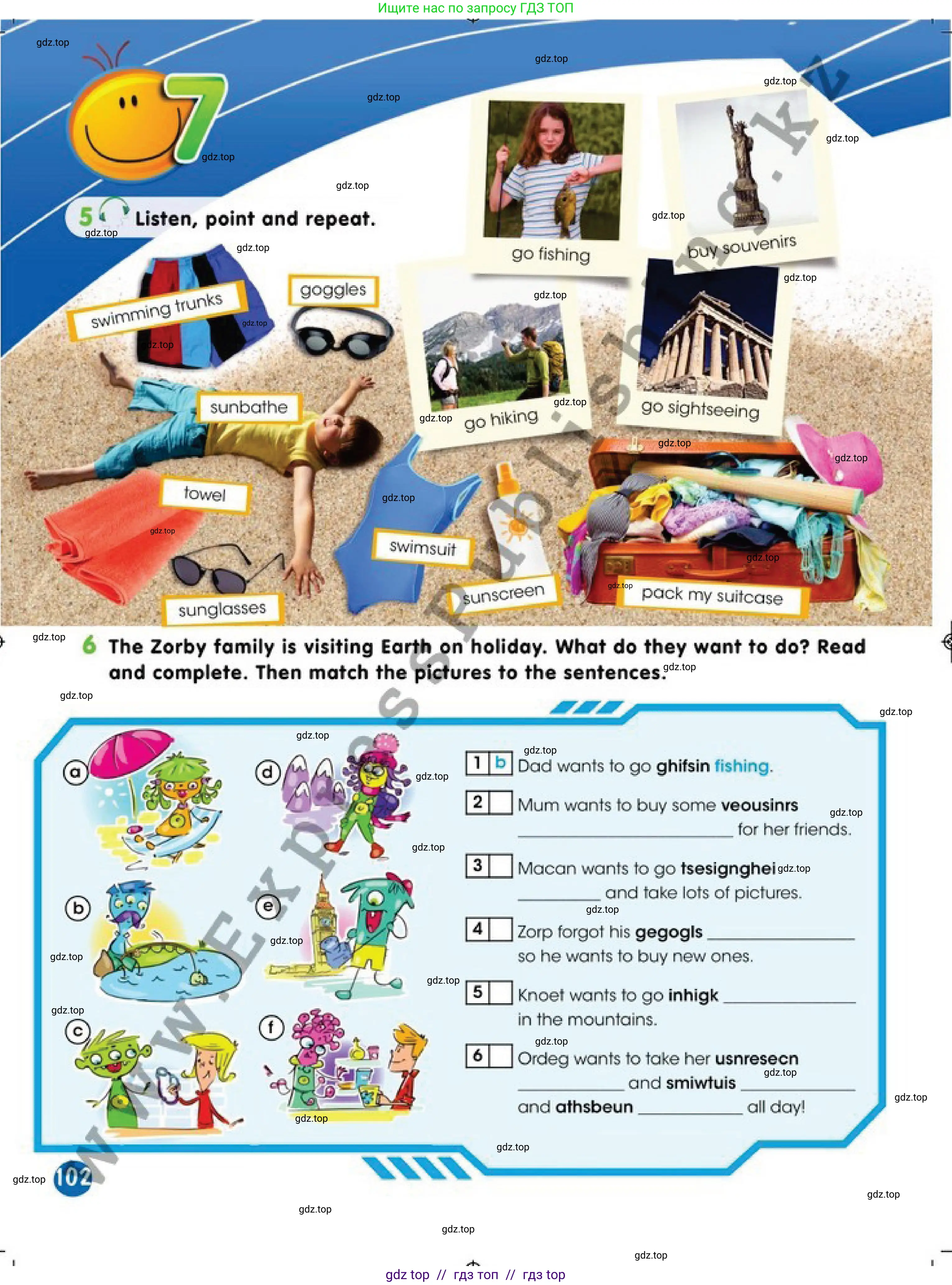 Английский язык (english), 4 класс Учебник (Pupil's book), авторы: Дули Дженни (Dooley Jenny), Оби Боб (Obee Bob), Мухамеджанова Наталья (Mukhamedjanova Natalya), издательство Express Publishing, Алматы, 2019, страница 102