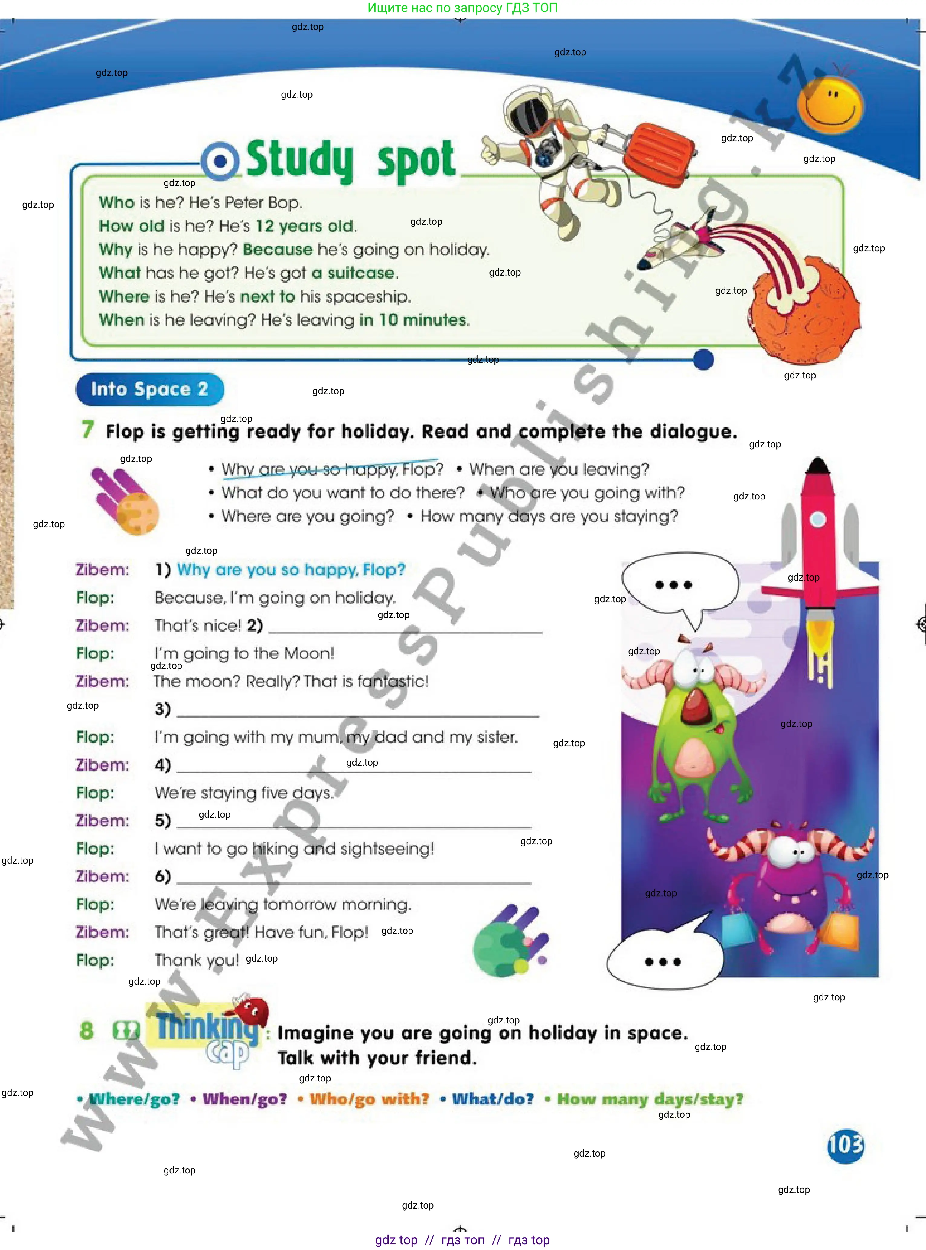 Английский язык (english), 4 класс Учебник (Pupil's book), авторы: Дули Дженни (Dooley Jenny), Оби Боб (Obee Bob), Мухамеджанова Наталья (Mukhamedjanova Natalya), издательство Express Publishing, Алматы, 2019, страница 103
