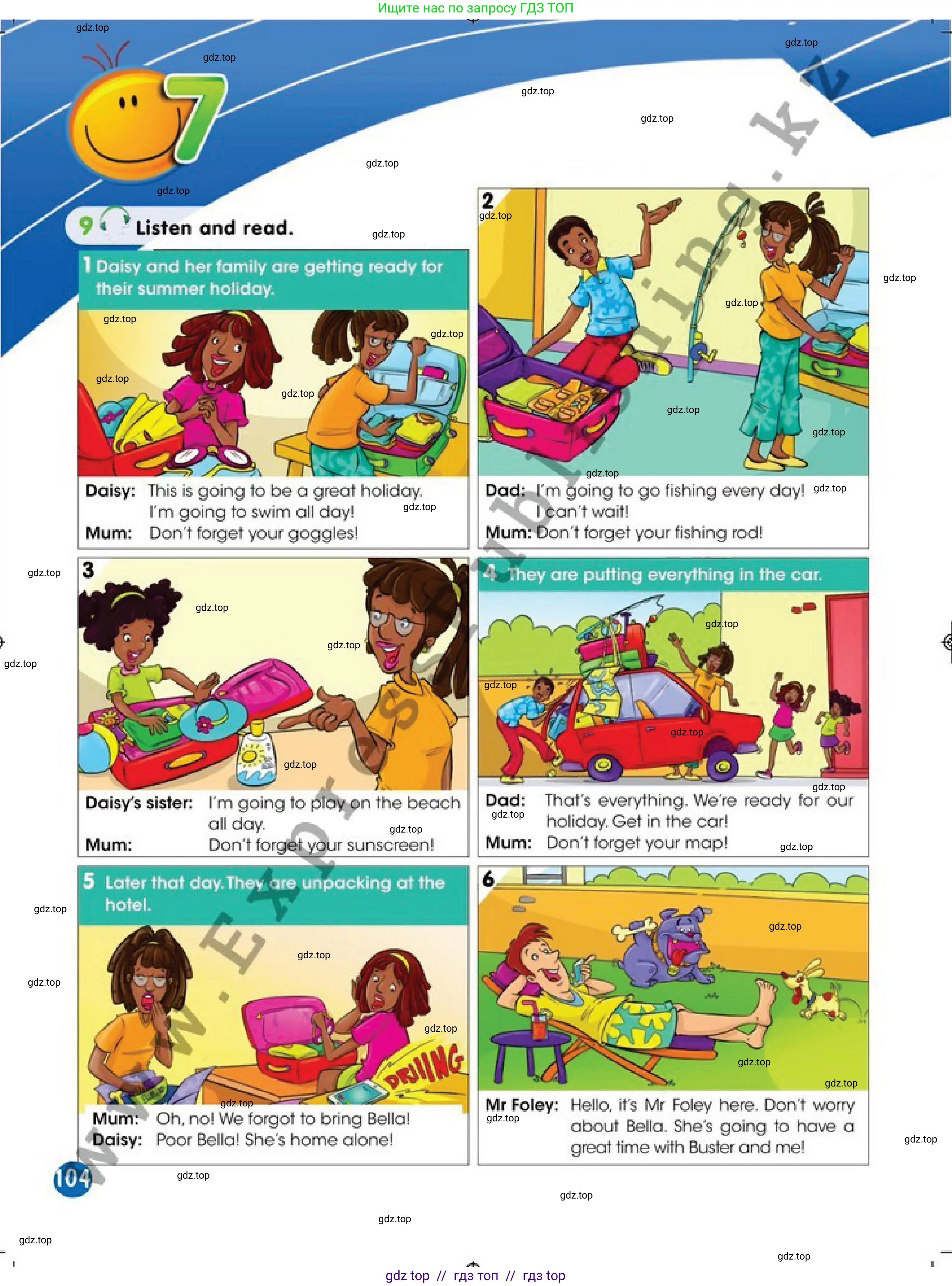 Английский язык (english), 4 класс Учебник (Pupil's book), авторы: Дули Дженни (Dooley Jenny), Оби Боб (Obee Bob), Мухамеджанова Наталья (Mukhamedjanova Natalya), издательство Express Publishing, Алматы, 2019, страница 104