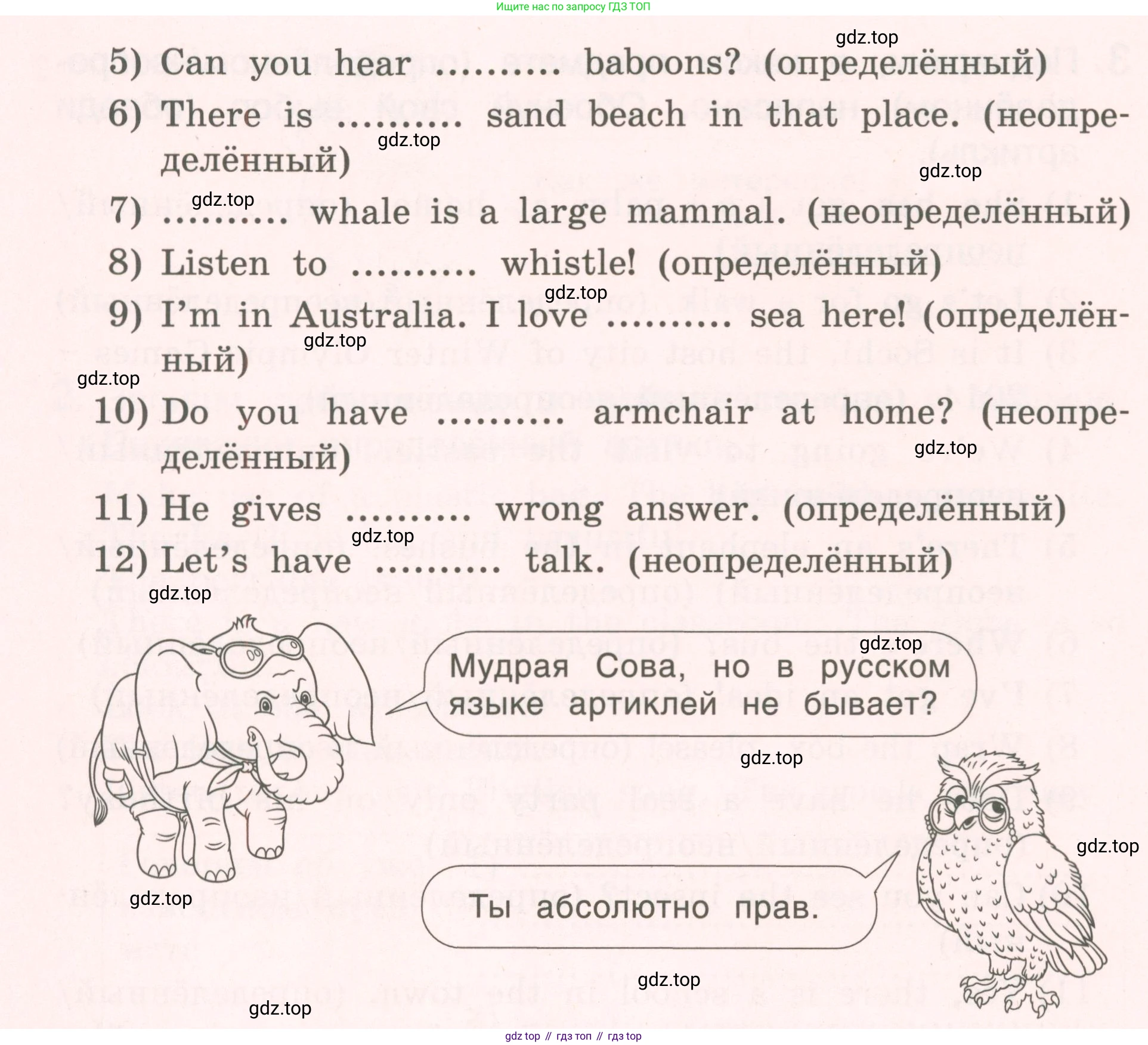 ГДЗ Английский язык (english), 4 класс Пособие по грамматике (grammar companion), авторы: Комарова Юлия Александровна, Малова Ольга Вадимовна (Malova Olga), издательство Русское слово, Москва, 2023, сиреневого цвета, Часть ( Part) 1, страница 17, номер 4, Условие (продолжение 2)