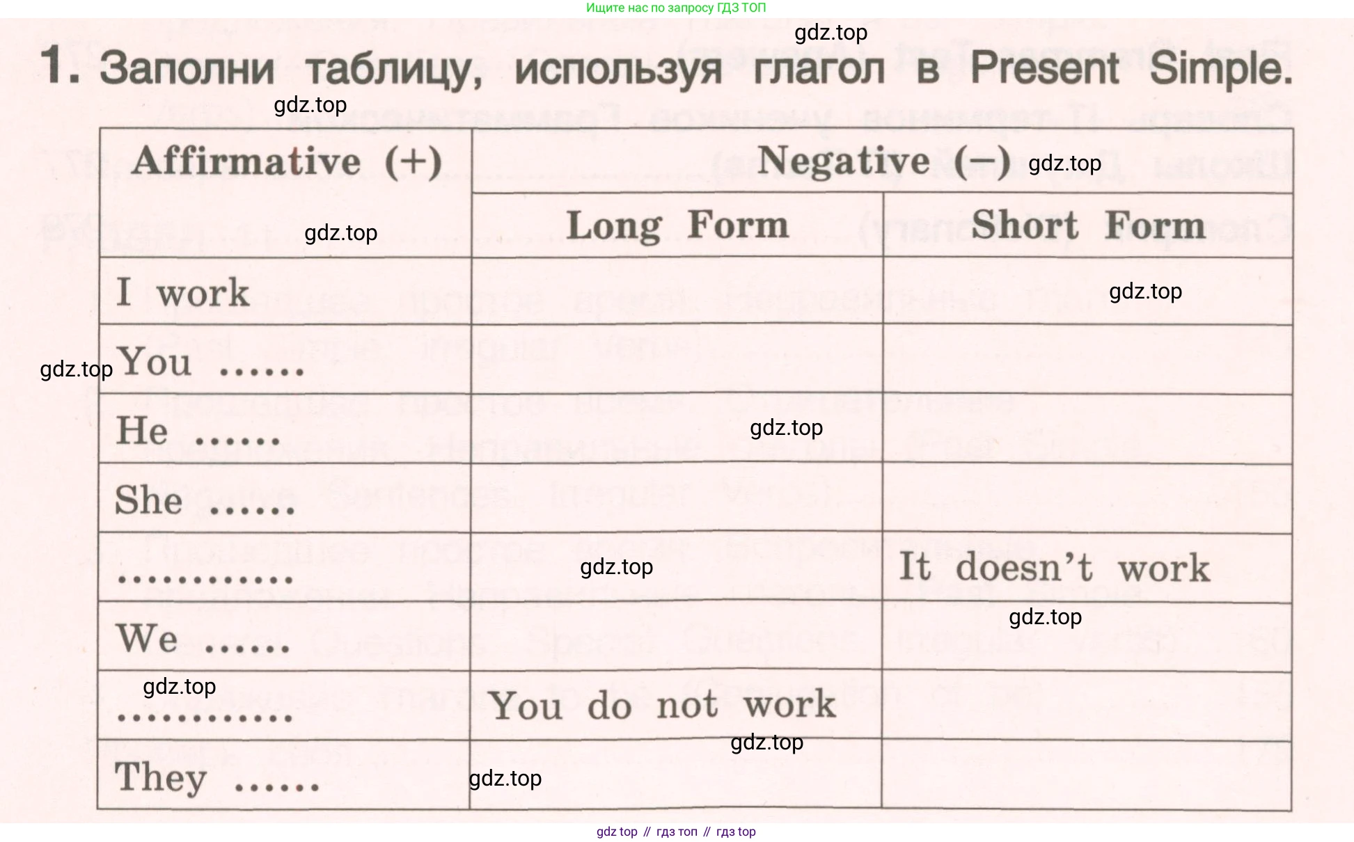 ГДЗ Английский язык (english), 4 класс Пособие по грамматике (grammar companion), авторы: Комарова Юлия Александровна, Малова Ольга Вадимовна (Malova Olga), издательство Русское слово, Москва, 2023, сиреневого цвета, Часть ( Part) 2, страница 6, номер 1, Условие