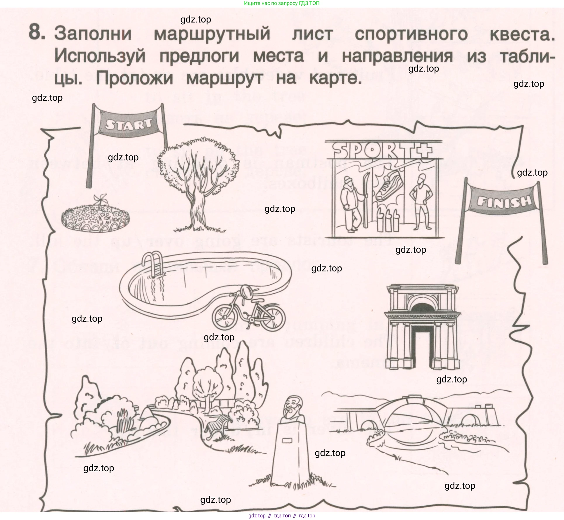 ГДЗ Английский язык (english), 4 класс Пособие по грамматике (grammar companion), авторы: Комарова Юлия Александровна, Малова Ольга Вадимовна (Malova Olga), издательство Русское слово, Москва, 2023, сиреневого цвета, Часть ( Part) 2, страница 50, номер 8, Условие