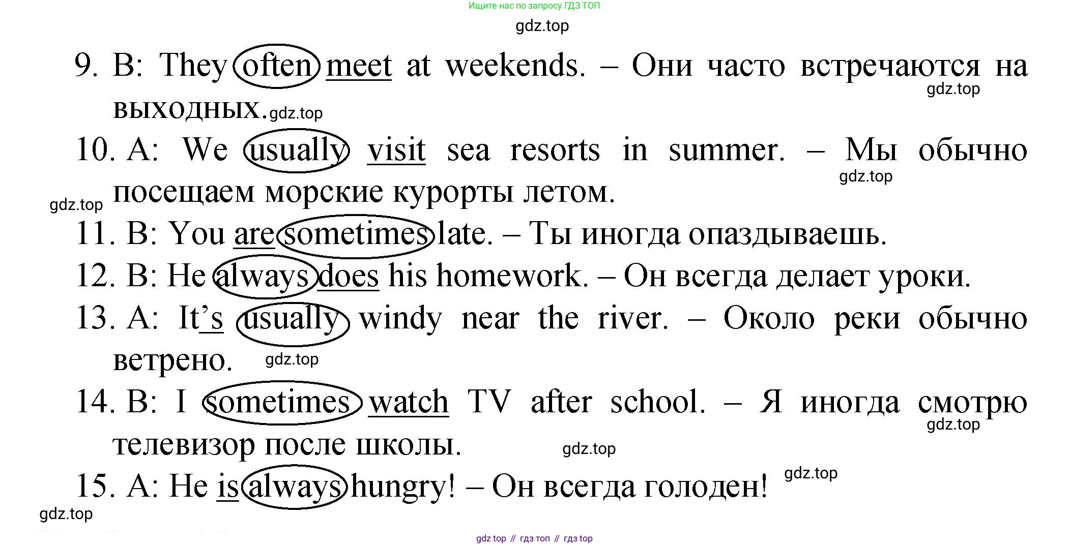 ГДЗ Английский язык (english), 4 класс Пособие по грамматике (grammar companion), авторы: Комарова Юлия Александровна, Малова Ольга Вадимовна (Malova Olga), издательство Русское слово, Москва, 2023, сиреневого цвета, Часть ( Part) 2, страница 14, номер 8, Решение (продолжение 2)