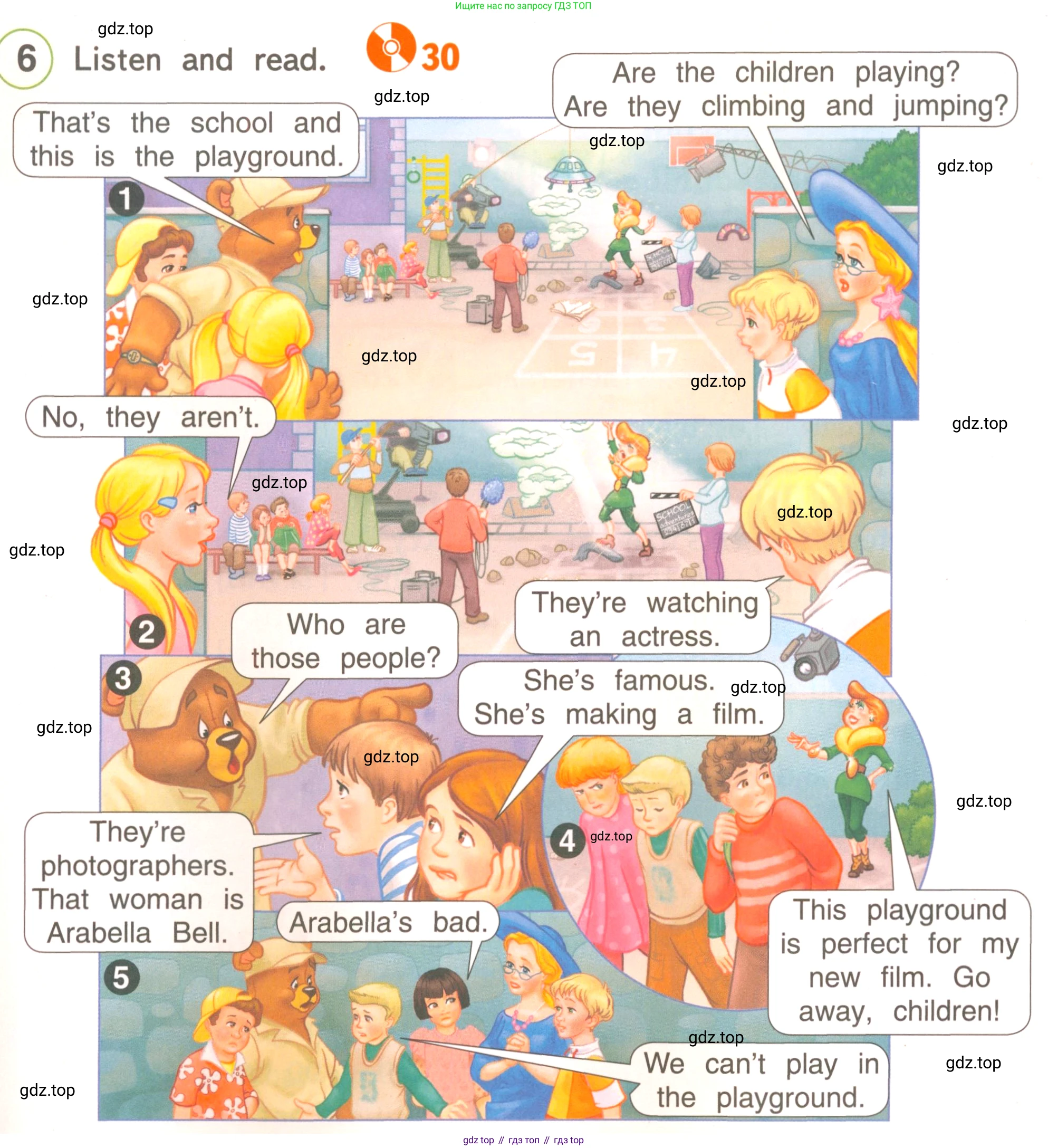 ГДЗ Английский язык (english), 4 класс Учебник, авторы: Комарова Юлия Александровна, Ларионова Ирина Владимировна, издательство Русское слово, Москва, 2022, белого цвета, страница 28, номер 6, Условие