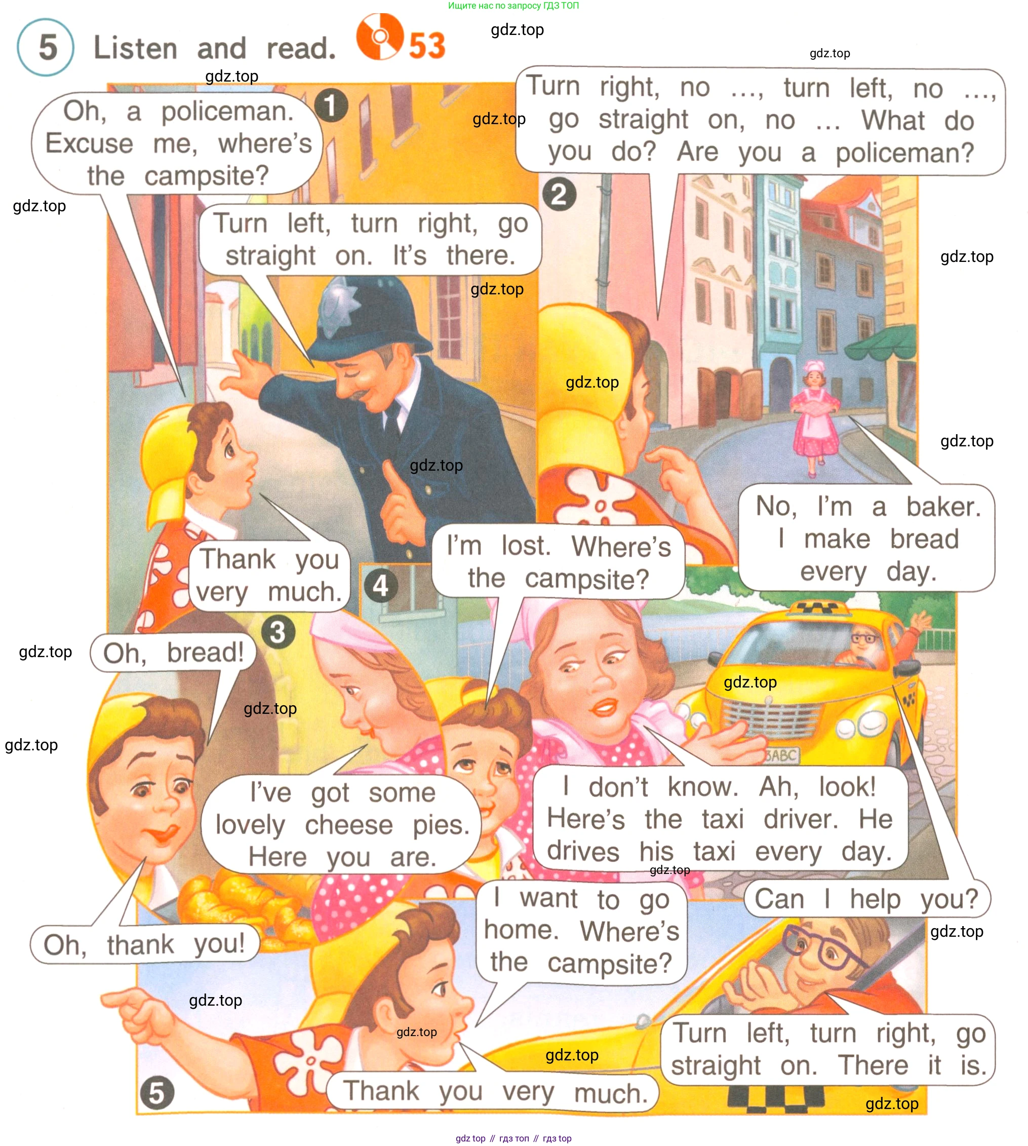ГДЗ Английский язык (english), 4 класс Учебник, авторы: Комарова Юлия Александровна, Ларионова Ирина Владимировна, издательство Русское слово, Москва, 2022, белого цвета, страница 52, номер 5, Условие