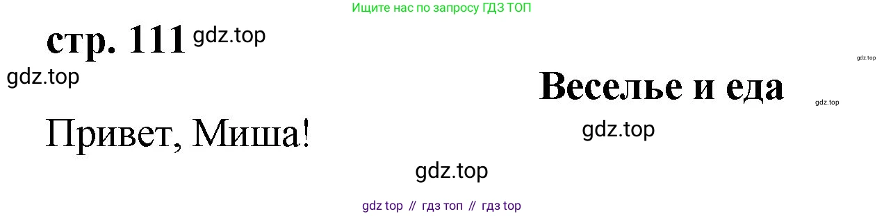 ГДЗ Английский язык (english), 4 класс Учебник, авторы: Комарова Юлия Александровна, Ларионова Ирина Владимировна, издательство Русское слово, Москва, 2022, белого цвета, страница 111, Решение