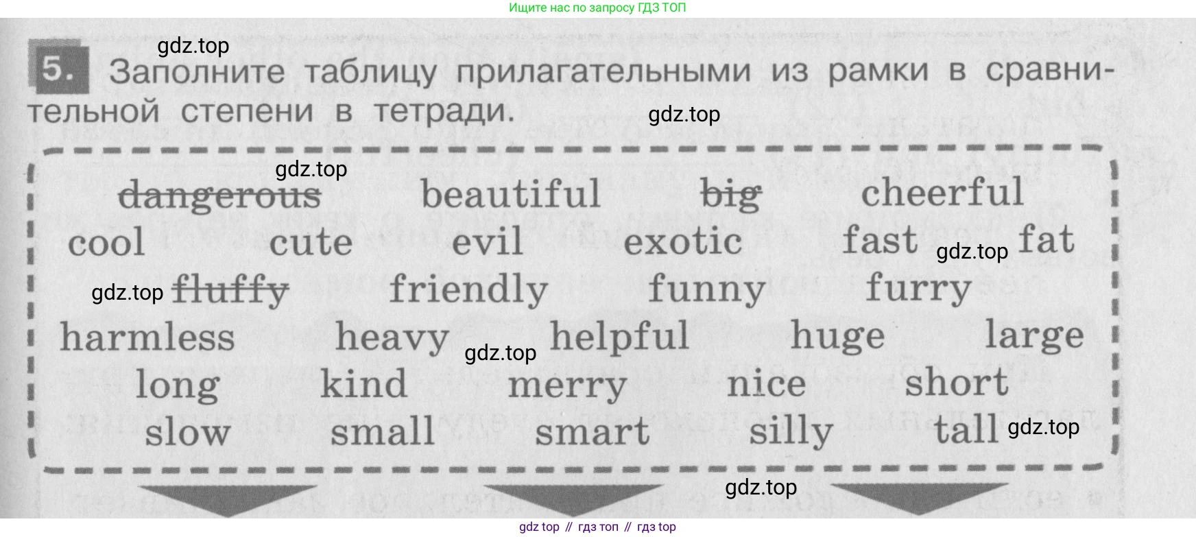 ГДЗ Английский язык (english), 4 класс Грамматический справочник с упражнениями (grammar book with exercises), авторы: Кузовлев Владимир Петрович (Kuzovlev Vladimir), Пастухова Светлана Анатольевна (Pastukhova Svetlana), Стрельникова Ольга Викторовна (Strelnikova Olga), издательство Просвещение, Москва, 2017, оранжевого цвета, страница 19, номер 5, Условие