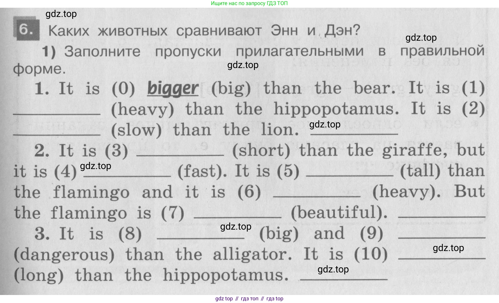 ГДЗ Английский язык (english), 4 класс Грамматический справочник с упражнениями (grammar book with exercises), авторы: Кузовлев Владимир Петрович (Kuzovlev Vladimir), Пастухова Светлана Анатольевна (Pastukhova Svetlana), Стрельникова Ольга Викторовна (Strelnikova Olga), издательство Просвещение, Москва, 2017, оранжевого цвета, страница 19, номер 6, Условие