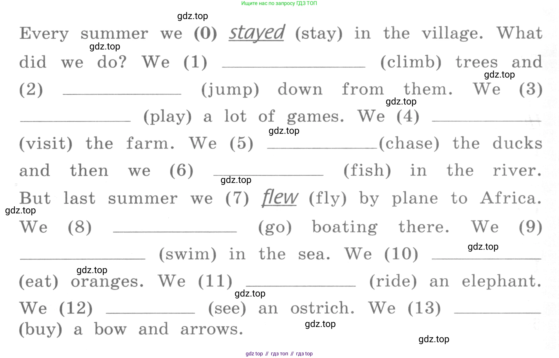 ГДЗ Английский язык (english), 4 класс рабочая тетрадь (activity book), авторы: Кузовлев Владимир Петрович (Kuzovlev Vladimir), Перегудова Эльвира Шакировна, Стрельникова Ольга Викторовна (Strelnikova Olga), Дуванова Ольга Викторовна, издательство Просвещение, Москва, 2017, оранжевого цвета, страница 6, номер 1, Условие (продолжение 2)