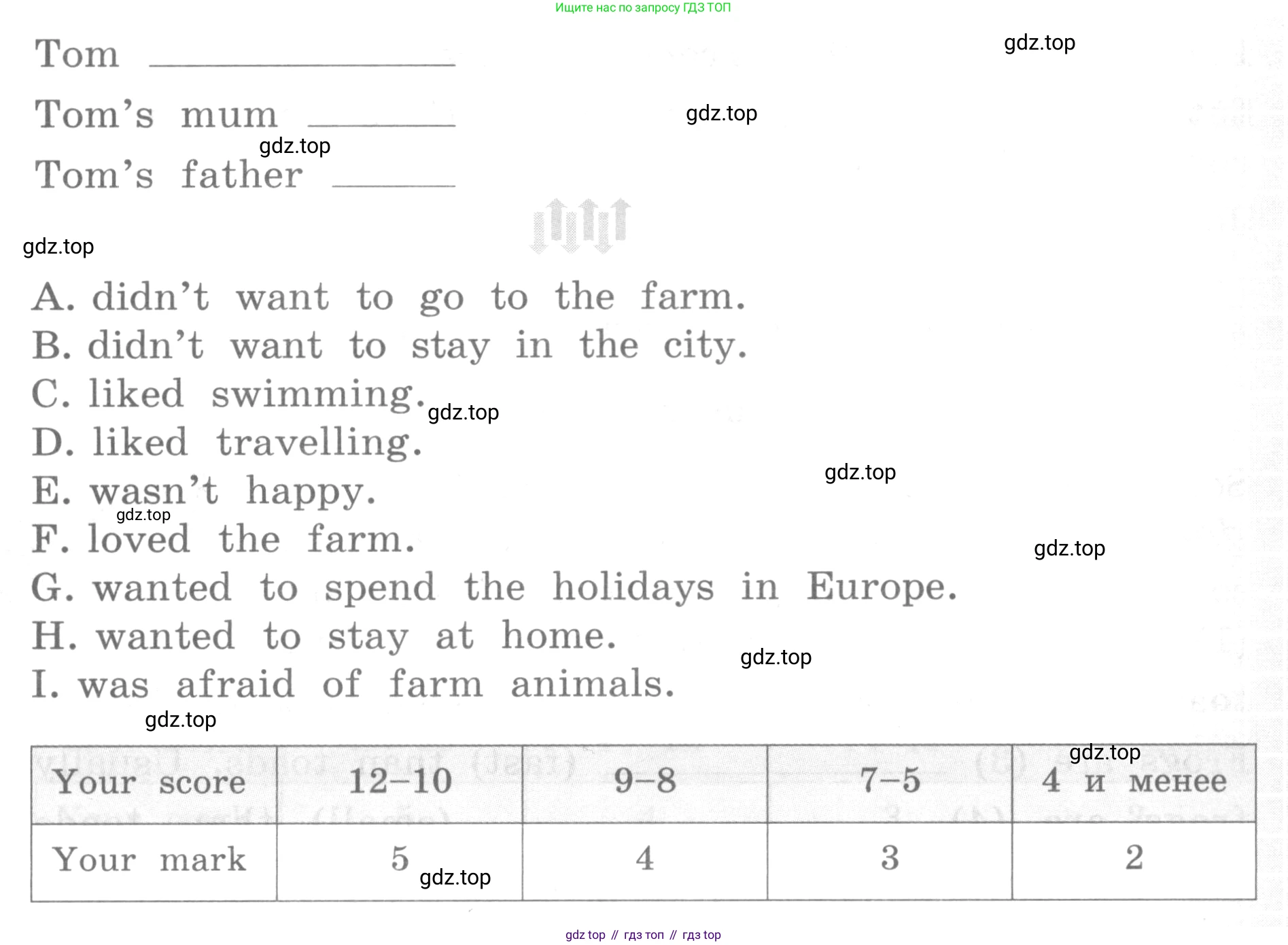 ГДЗ Английский язык (english), 4 класс рабочая тетрадь (activity book), авторы: Кузовлев Владимир Петрович (Kuzovlev Vladimir), Перегудова Эльвира Шакировна, Стрельникова Ольга Викторовна (Strelnikova Olga), Дуванова Ольга Викторовна, издательство Просвещение, Москва, 2017, оранжевого цвета, страница 22, номер 2, Условие (продолжение 2)