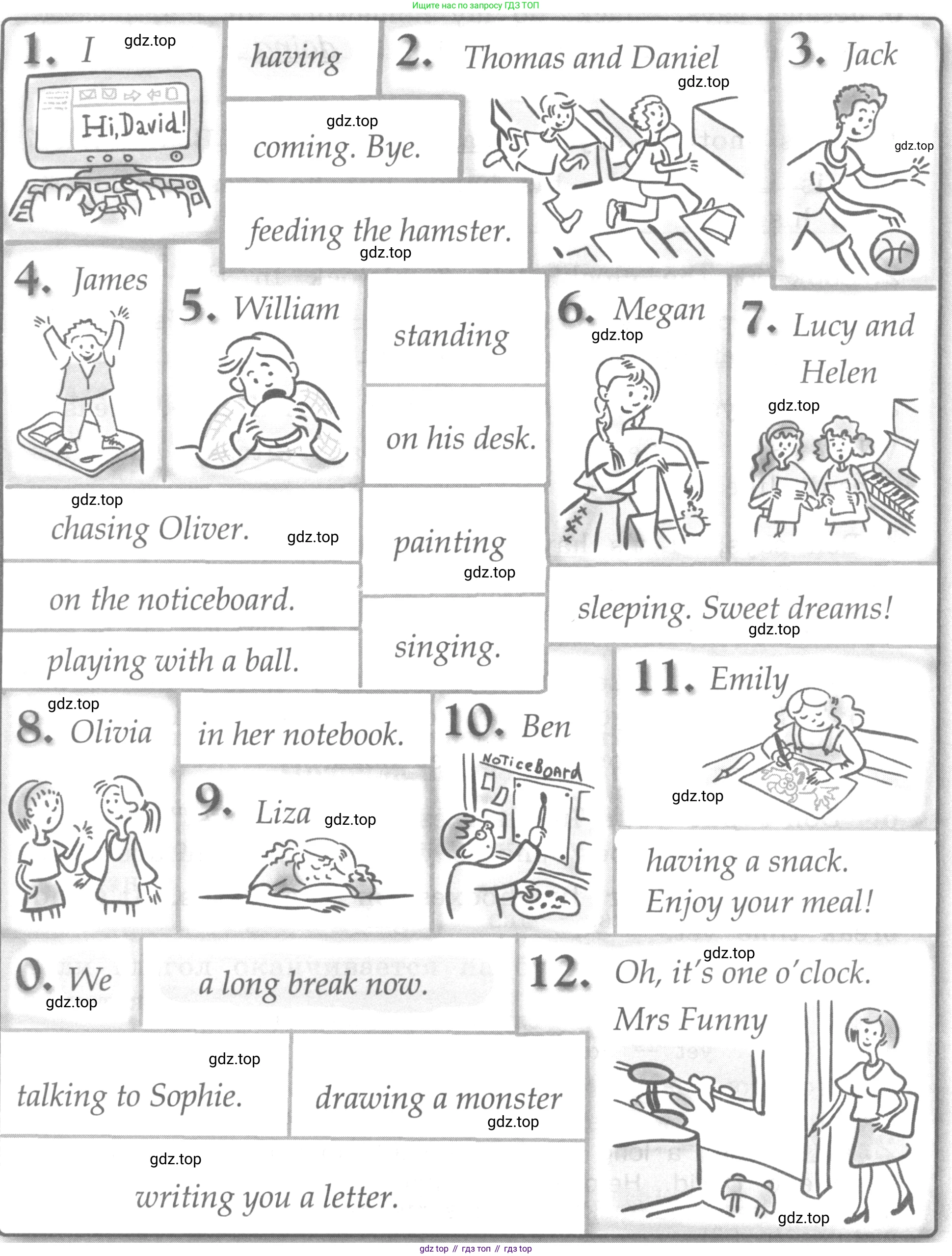 ГДЗ Английский язык (english), 4 класс рабочая тетрадь (activity book), авторы: Кузовлев Владимир Петрович (Kuzovlev Vladimir), Перегудова Эльвира Шакировна, Стрельникова Ольга Викторовна (Strelnikova Olga), Дуванова Ольга Викторовна, издательство Просвещение, Москва, 2017, оранжевого цвета, страница 37, номер 2, Условие (продолжение 2)