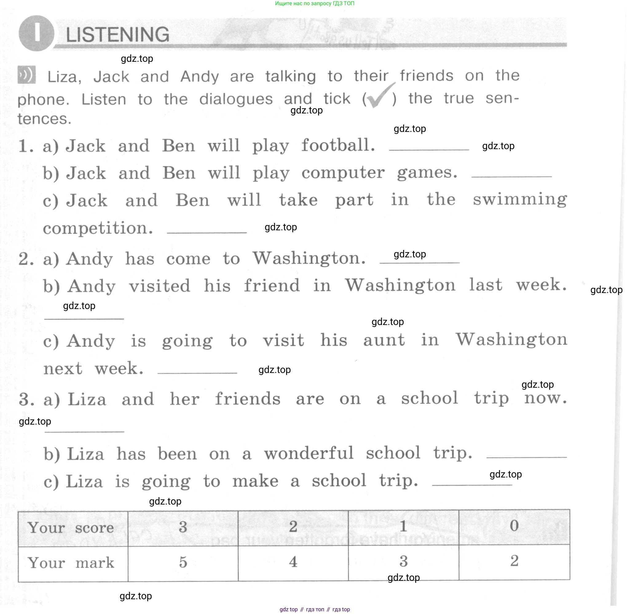ГДЗ Английский язык (english), 4 класс рабочая тетрадь (activity book), авторы: Кузовлев Владимир Петрович (Kuzovlev Vladimir), Перегудова Эльвира Шакировна, Стрельникова Ольга Викторовна (Strelnikova Olga), Дуванова Ольга Викторовна, издательство Просвещение, Москва, 2017, оранжевого цвета, страница 100, номер 1, Условие