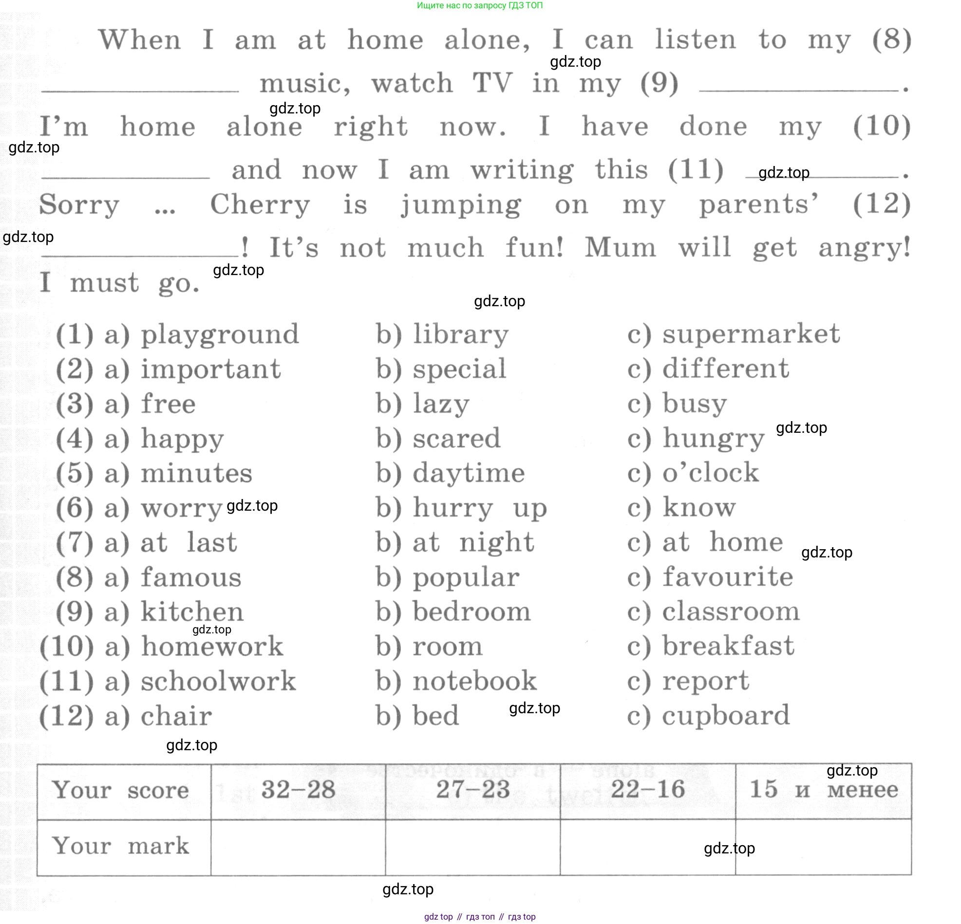 ГДЗ Английский язык (english), 4 класс рабочая тетрадь (activity book), авторы: Кузовлев Владимир Петрович (Kuzovlev Vladimir), Перегудова Эльвира Шакировна, Стрельникова Ольга Викторовна (Strelnikova Olga), Дуванова Ольга Викторовна, издательство Просвещение, Москва, 2017, оранжевого цвета, страница 104, номер 3, Условие (продолжение 3)