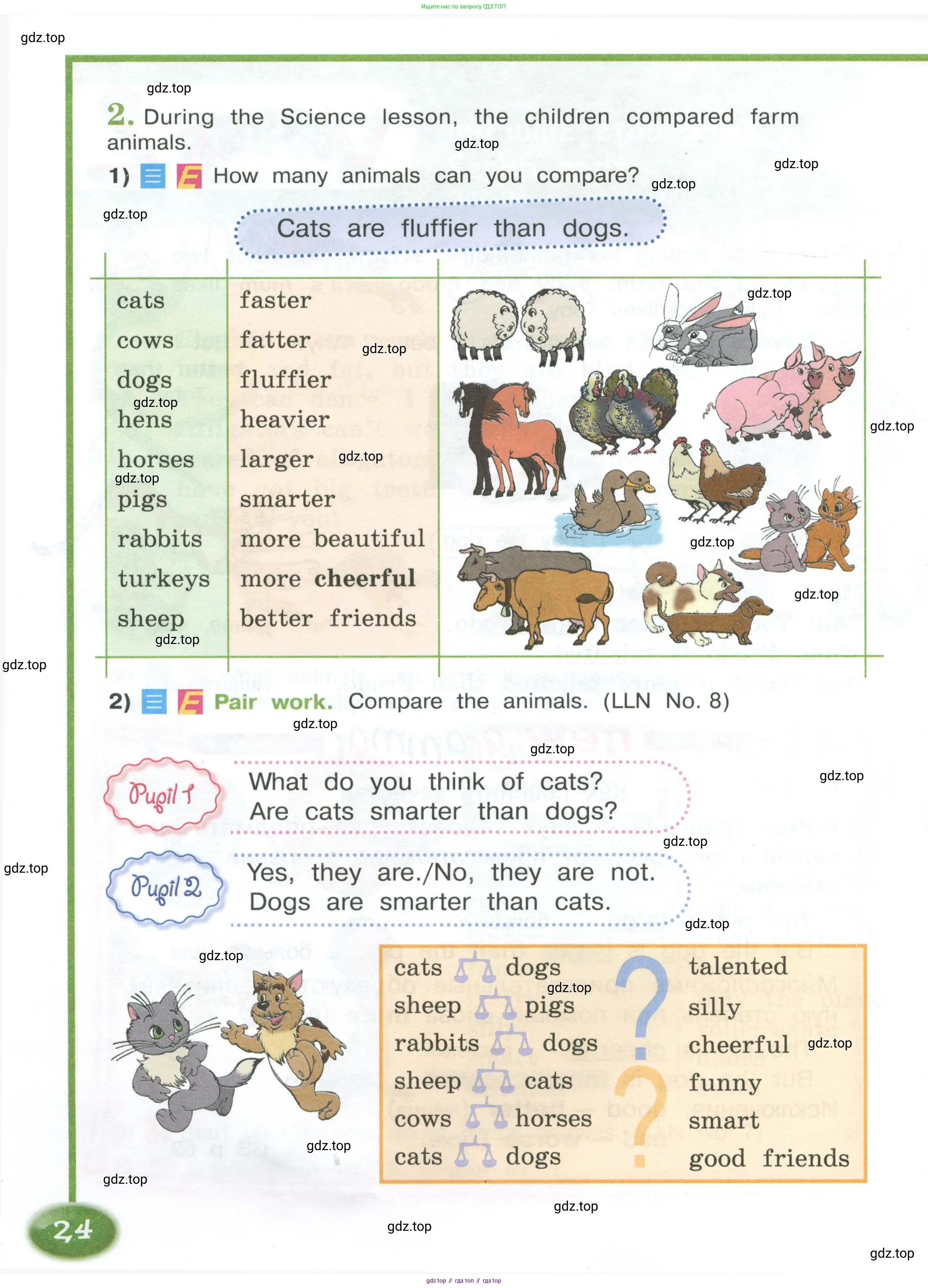 Английский язык (english), 4 класс Учебник (Student's book), авторы: Кузовлев Владимир Петрович (Kuzovlev Vladimir), Перегудова Эльвира Шакировна, Стрельникова Ольга Викторовна (Strelnikova Olga), Дуванова Ольга Викторовна, издательство Просвещение, Москва, 2019, красного цвета, Часть ( Part) 1, страница 24