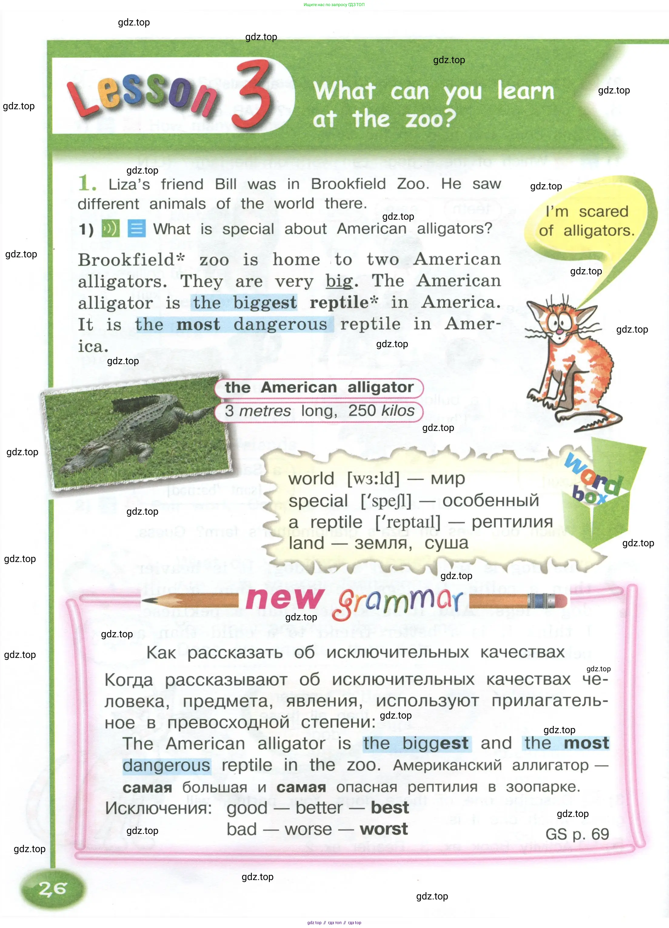 Английский язык (english), 4 класс Учебник (Student's book), авторы: Кузовлев Владимир Петрович (Kuzovlev Vladimir), Перегудова Эльвира Шакировна, Стрельникова Ольга Викторовна (Strelnikova Olga), Дуванова Ольга Викторовна, издательство Просвещение, Москва, 2019, красного цвета, Часть ( Part) 1, страница 26